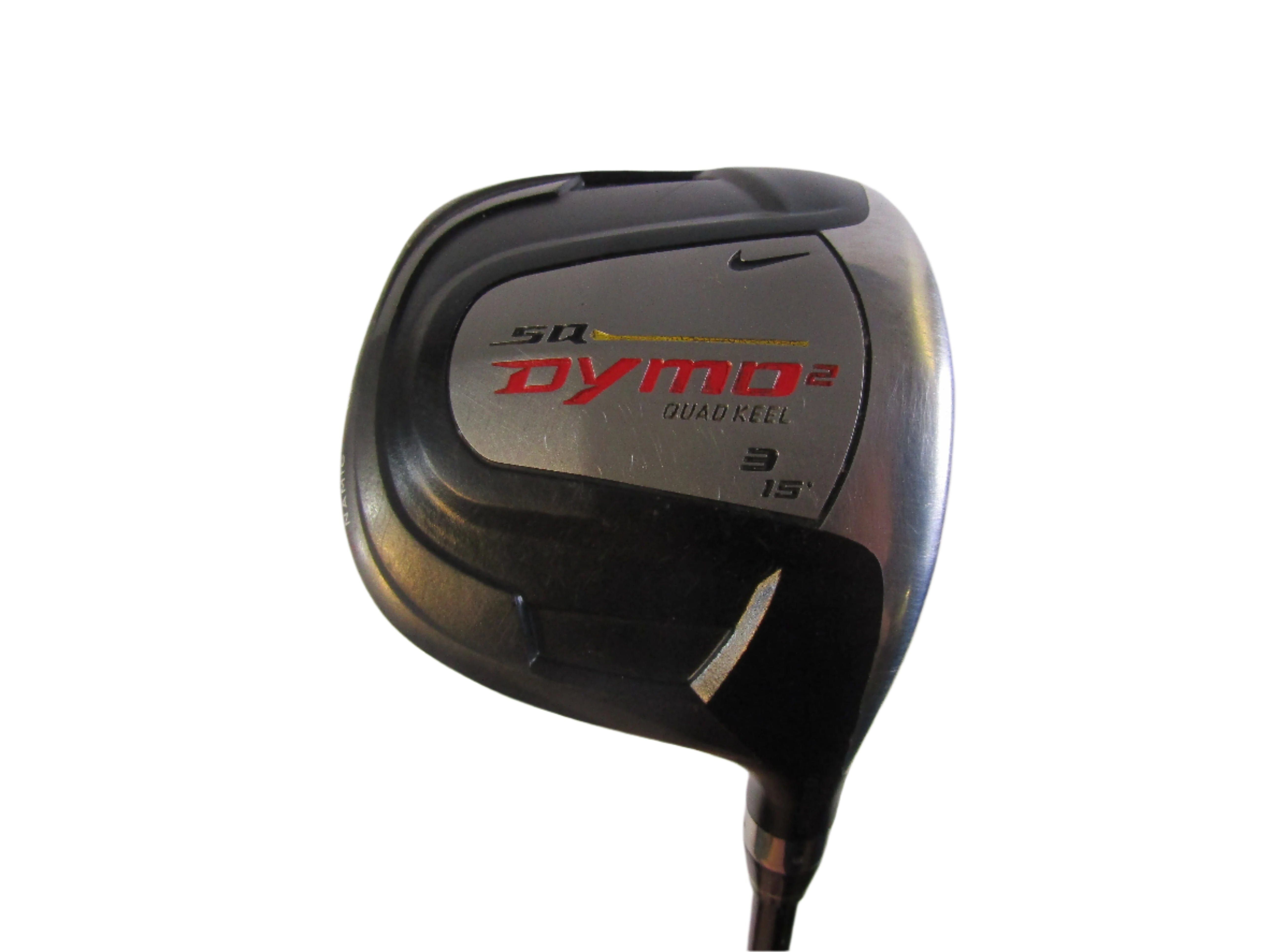 Nike SasQuatch Dymo 2 Quad Keel #3 15° FW Regular Graphite MRH Hc Pre-Owned Fairway Woods Nike 