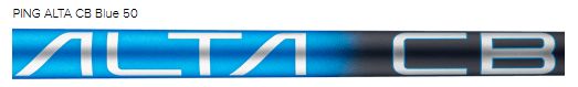Ping Alta CB Blue 50 Graphite Driver Shaft w G430/G425/G410/G440 adapter 360 Tour Velvet grip .335 Graphite Shaft Ping SR Soft Regular (senior) Right 