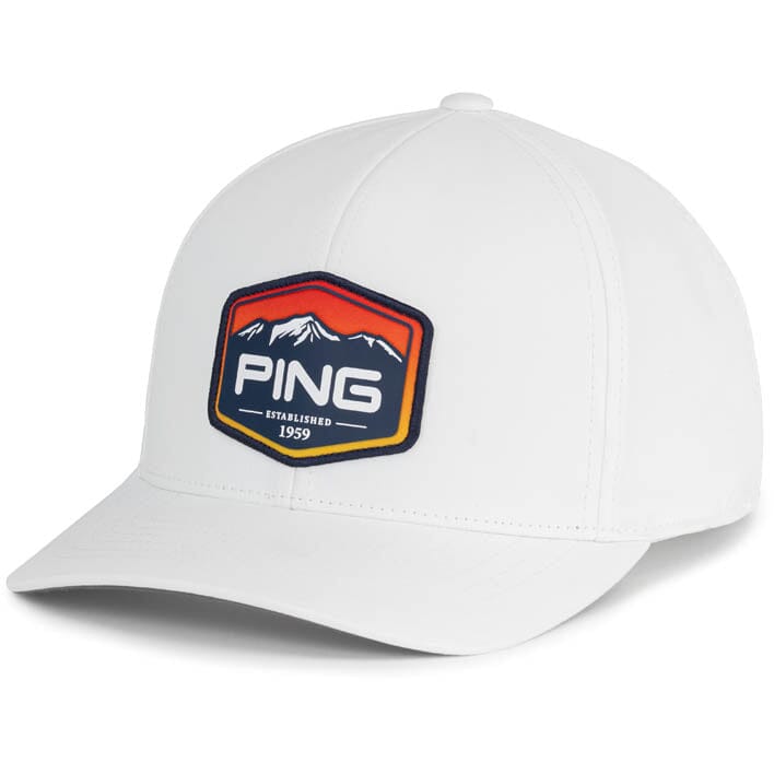 Ping Four Peaks Cap White Headwear Ping 