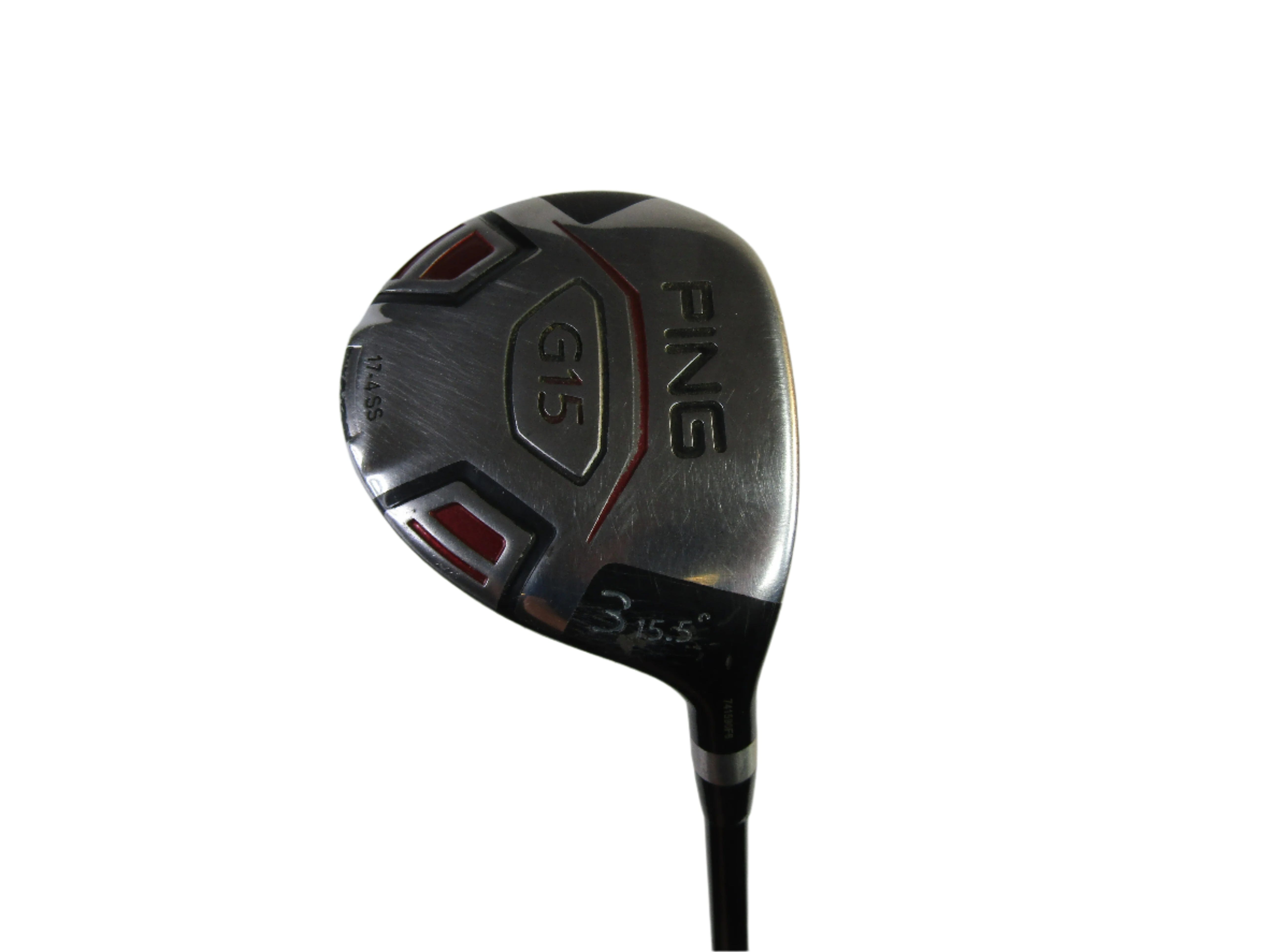 Ping G15 #3 15.5° FW Stiff Flex Graphite Men's Right Hc Pre-Owned Fairway Woods Ping 