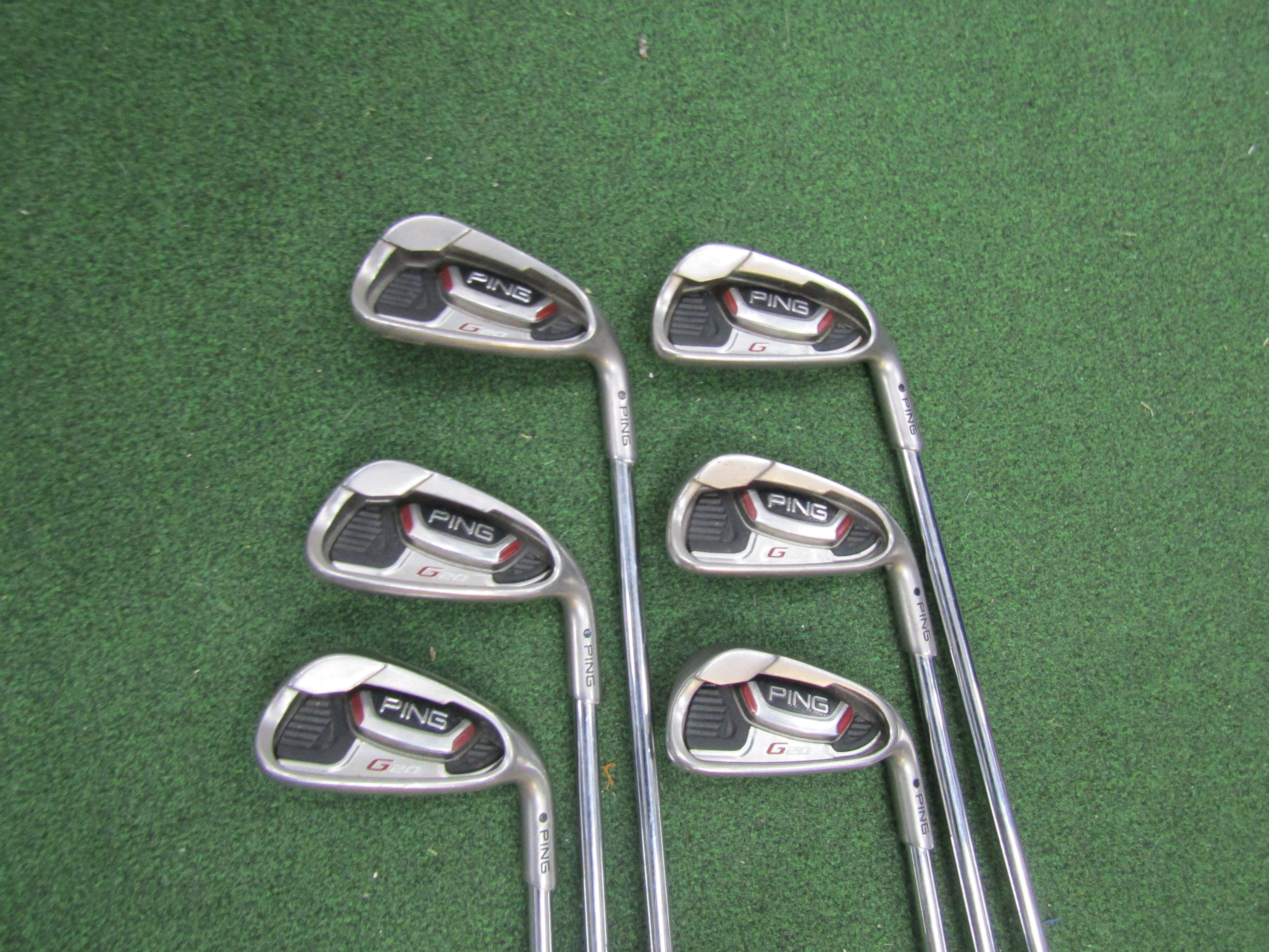 Ping G20 5-PW Iron Set Regular Flex Steel Men's Right Pre-Owned Golf Sets Ping 