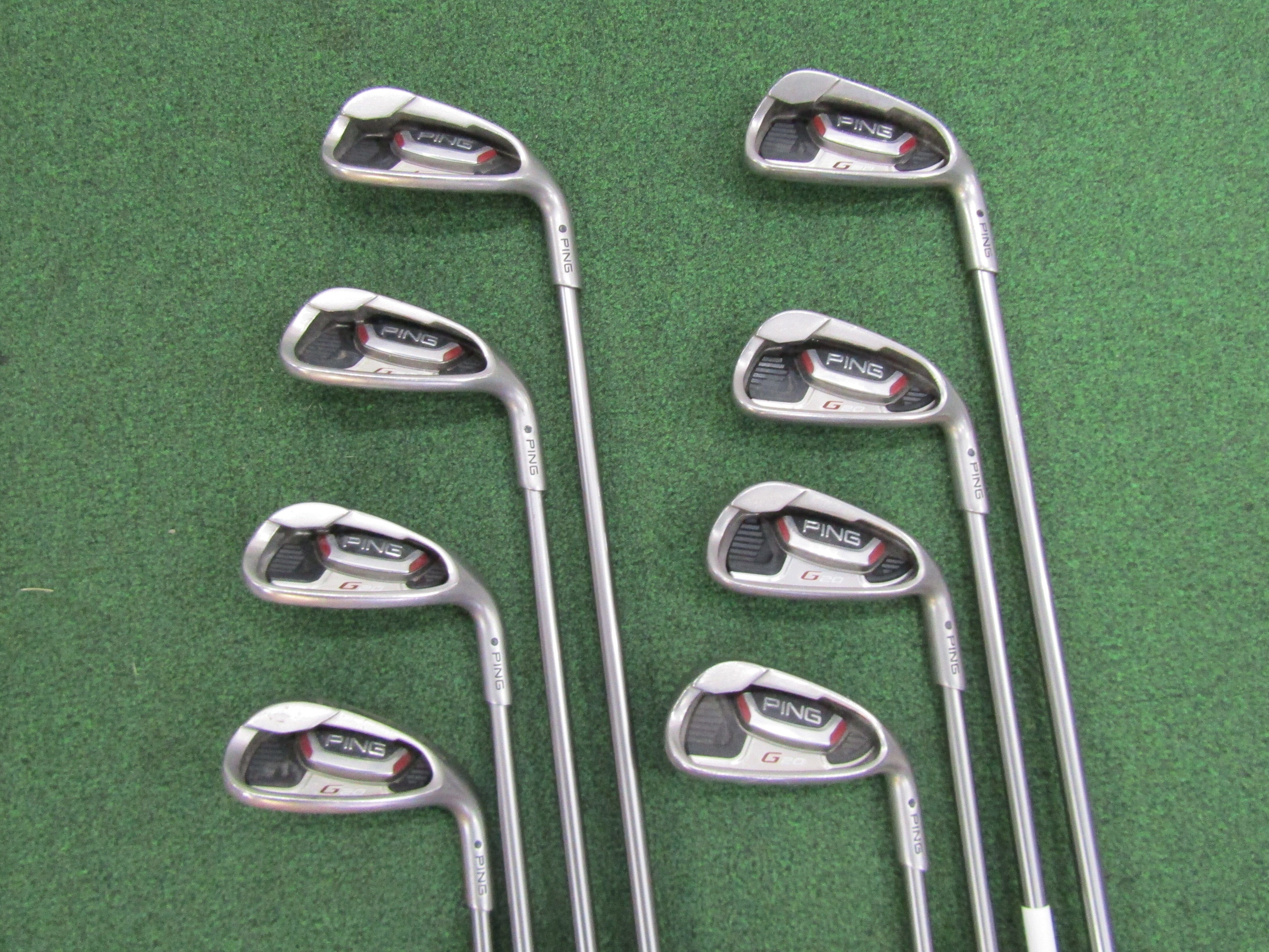 Ping G20 Black Dot #6-LW 8 Pc. Iron Set Senior Flex Graphite Men's Right Pre-Owned Iron Sets Ping 