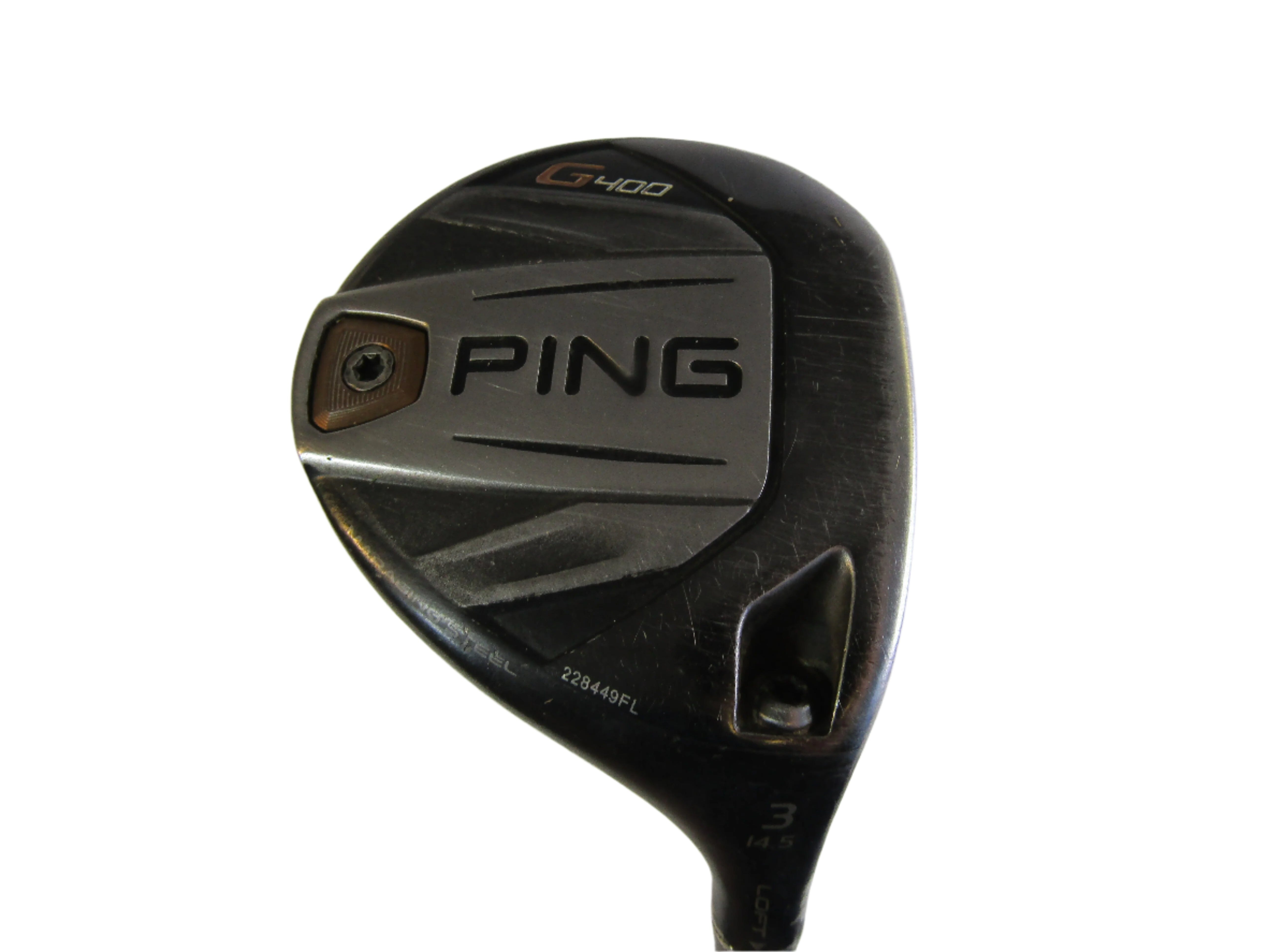 Ping G400 #3 14.5° FW Stiff Flex Graphite Men's Right Pre-Owned Fairway Woods Ping 