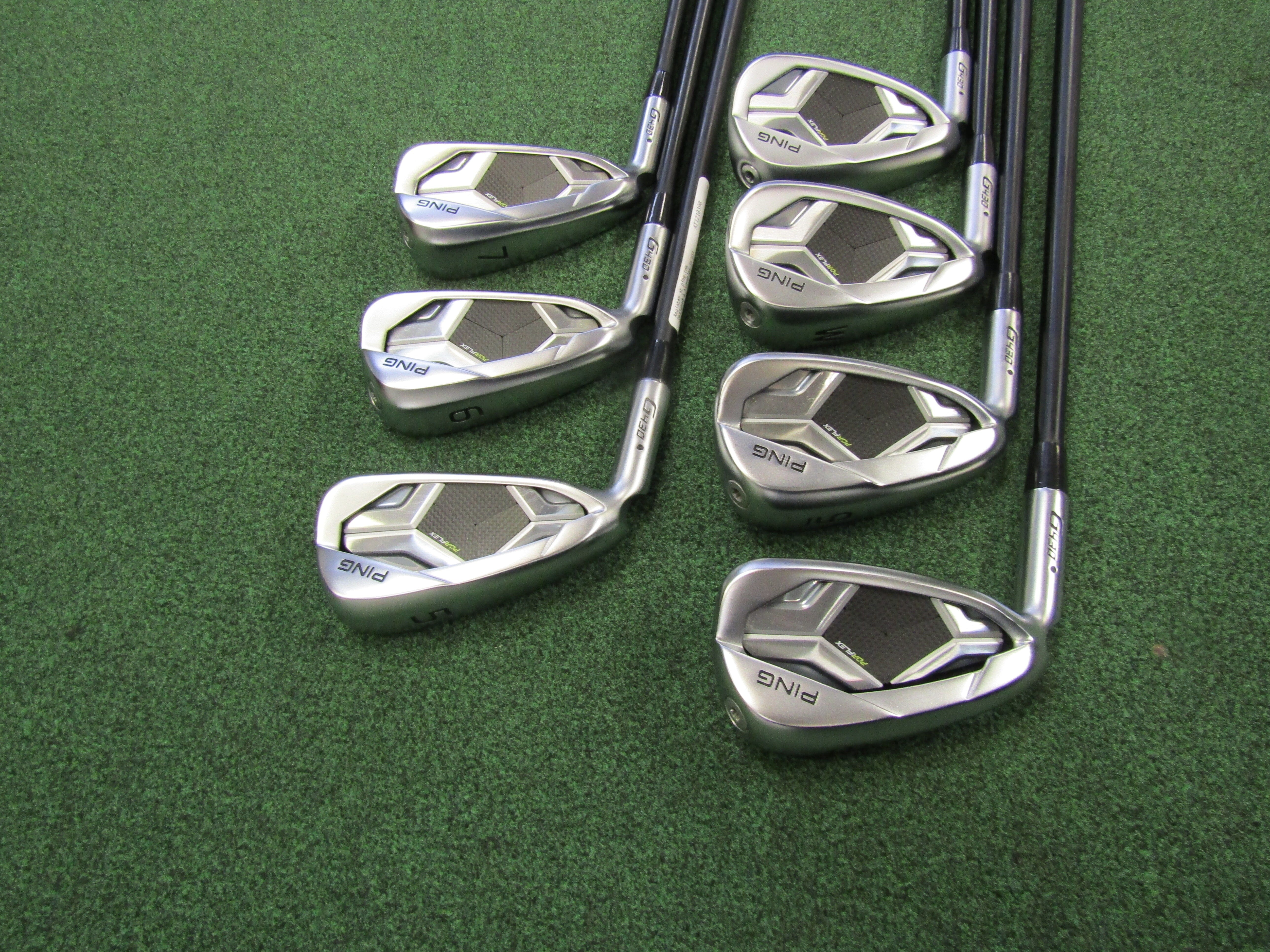 Ping G430 #5-PW, GW 7pc. Iron Set Regular Graphite Men's Left Pre-Owned Iron Sets Ping 