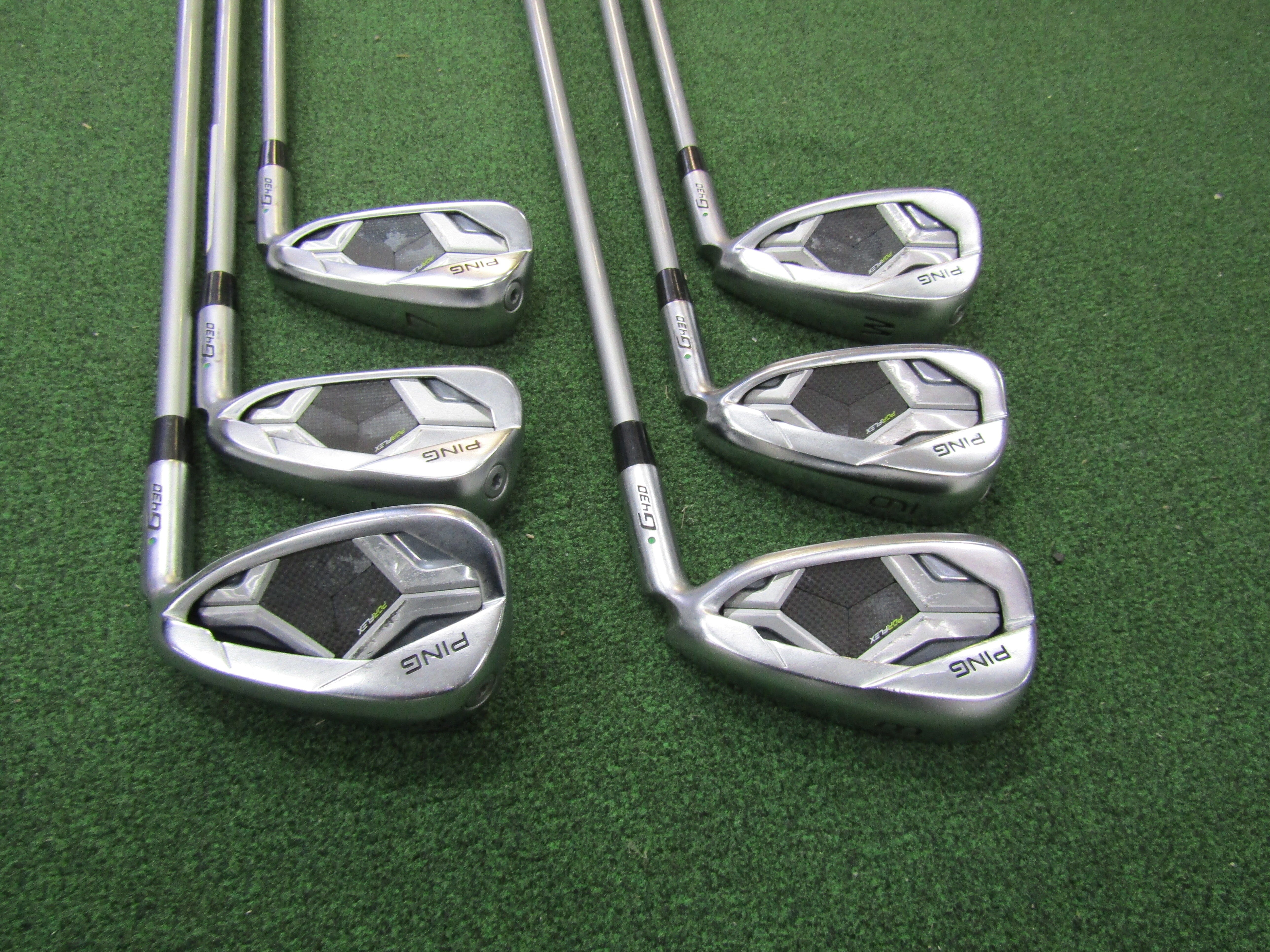 Ping G430 Iron Set #6 - AW Senior Flex Graphite Shaft Men's Right Pre-Owned Iron Sets Ping 