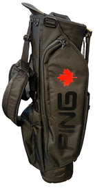 Ping Hoofer Lite Stand Bag '24 Stand Bag Ping Black/Red Maple Leaf 