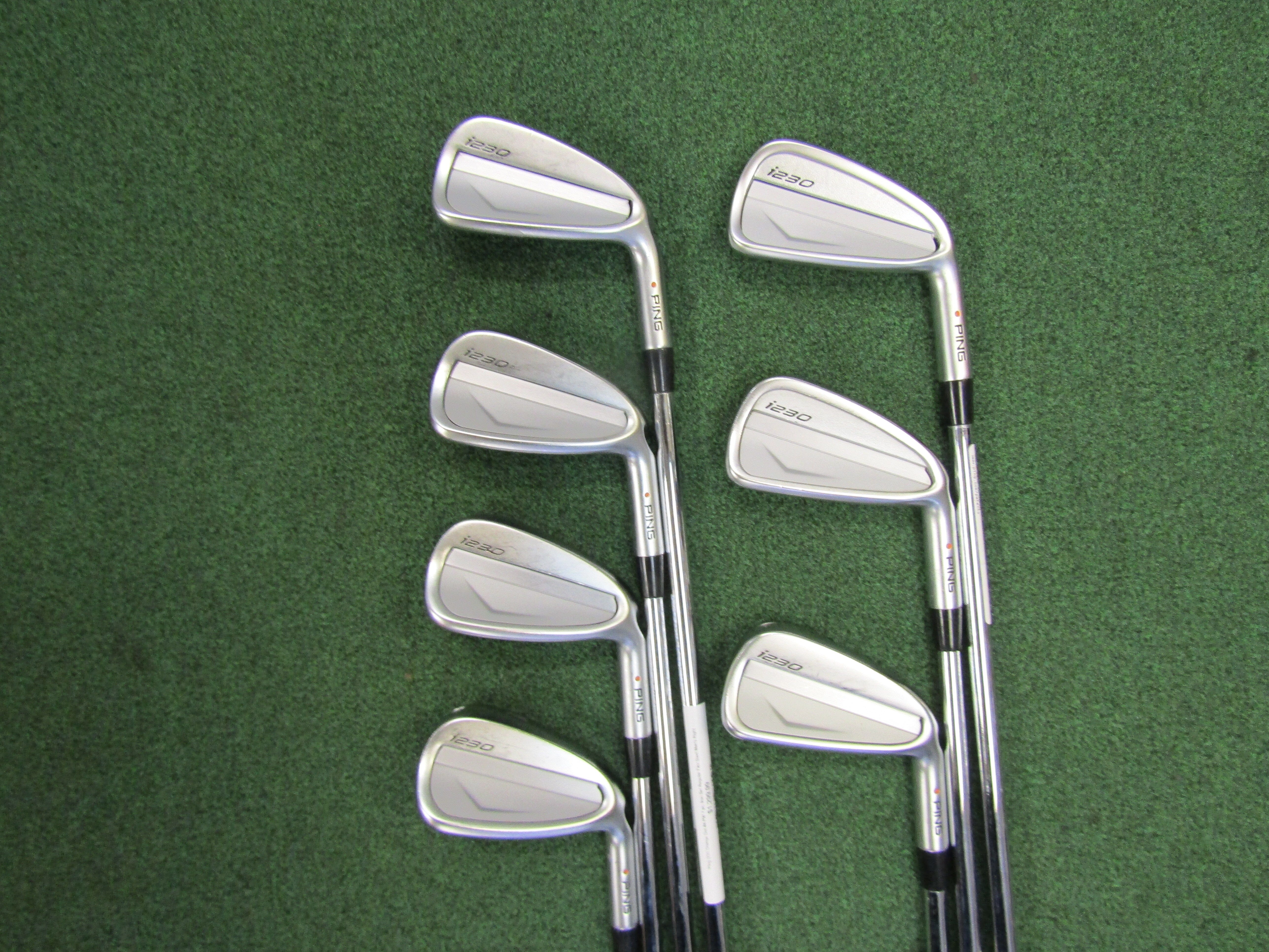PING i230 アイアンセット 7-U SteelFiber h-tour Ping i230 Orange Dot #4-PW 7 pc. Iron Set Regular Flex Steel Men's