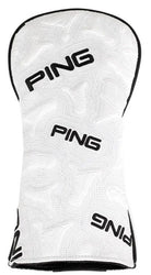 Ping Icon Driver Head Cover 37995-201 White/Black Head Covers Ping White 