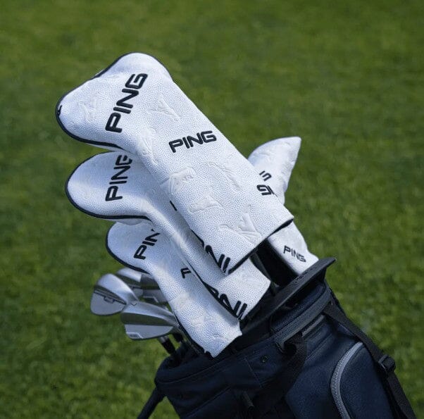 Ping Icon Hybrid Head Cover 37997-201 White/Black Headcovers Ping 