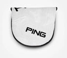 Ping Icon Mallet Putter Head Cover 37999-201 White/Black Headcovers Ping White 