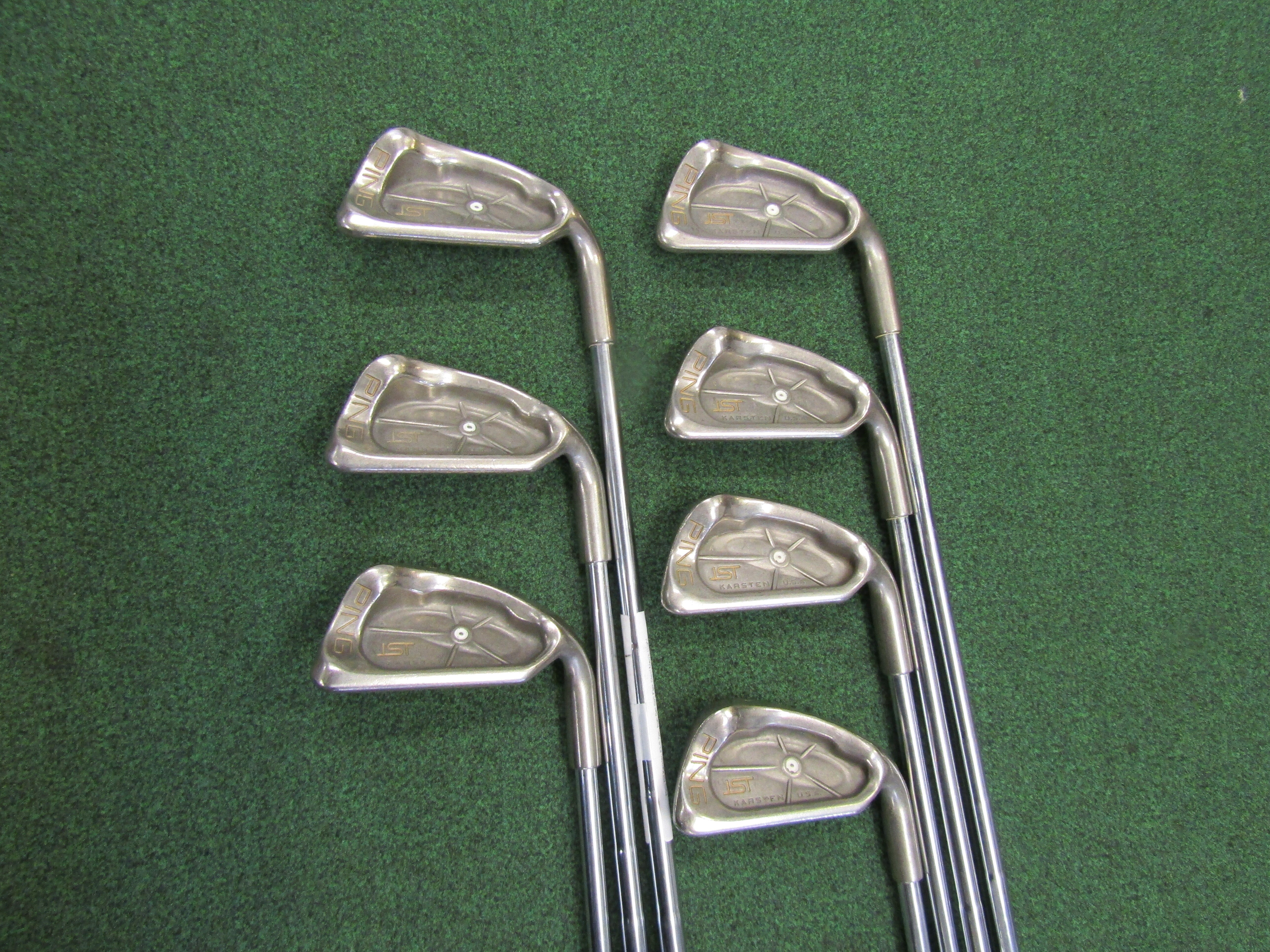 Ping ISI Karsten #3-9 7pc. Iron Set Stiff Flex Steel Men's Right Pre-Owned Iron Sets Ping 