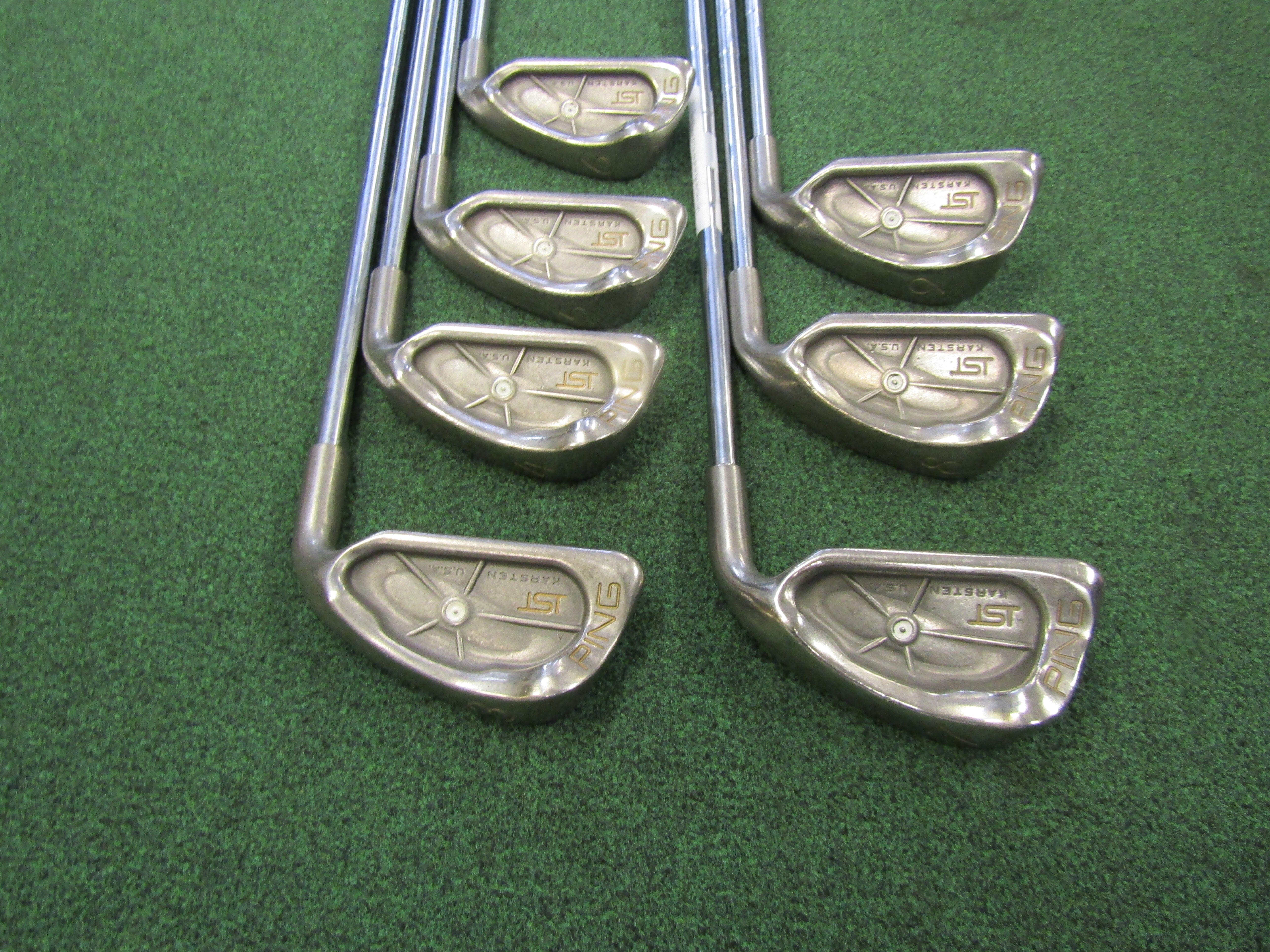Ping ISI Karsten #3-9 7pc. Iron Set Stiff Flex Steel Men's Right Pre-Owned Iron Sets Ping 