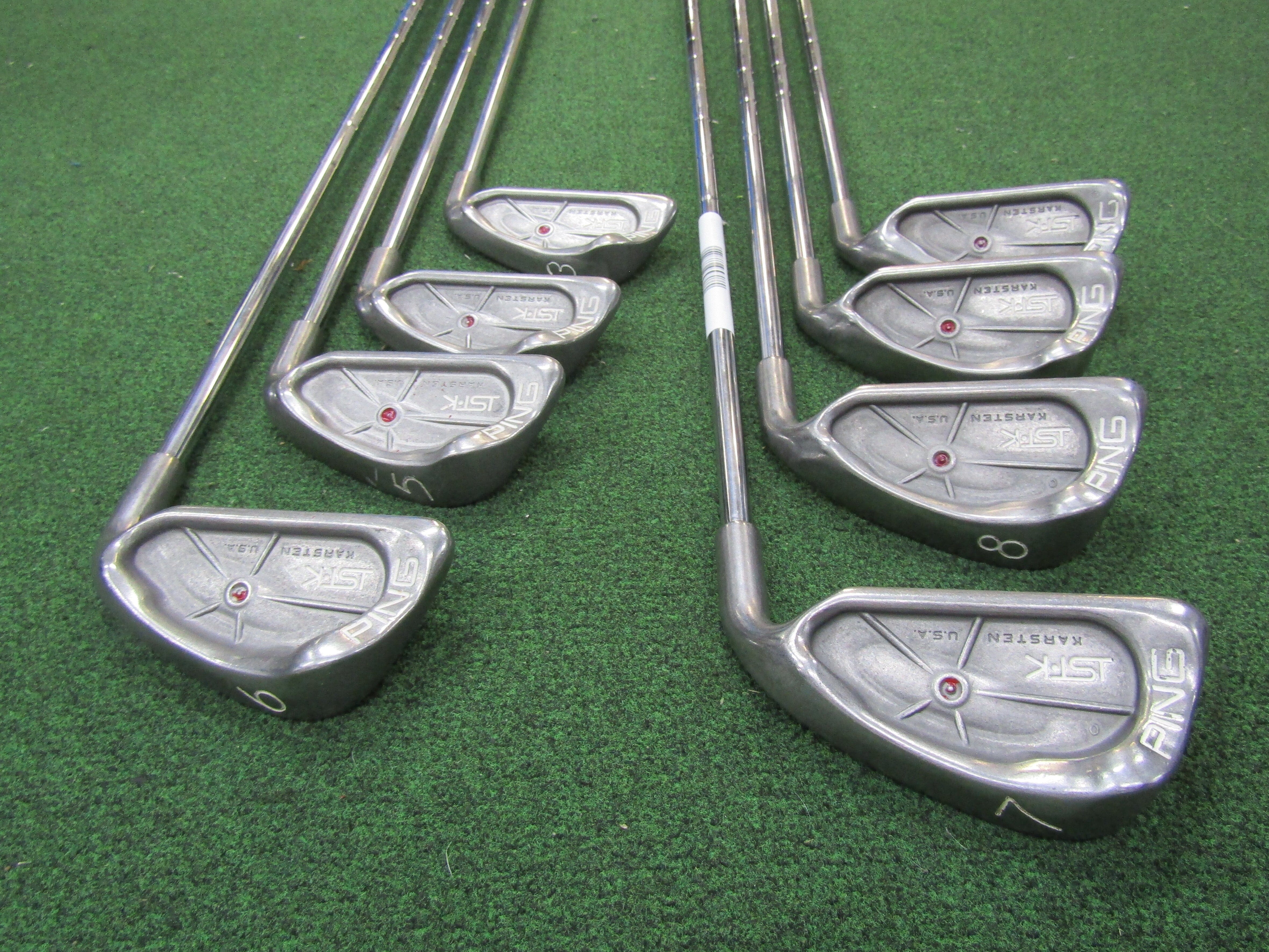 Ping ISI Karsten Iron Set 3-PW Regular Flex Steel Men's Right Pre-Owned Wedges Ping 