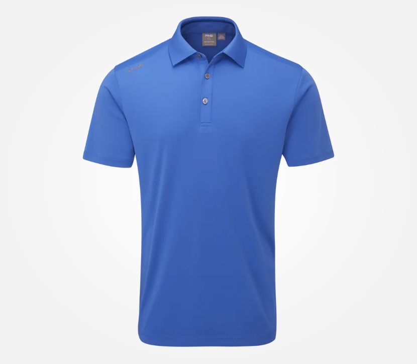 Ping Lindum Blue Golf Polo - P03464-332 Men's Polos Ping Large Bright Cobalt 