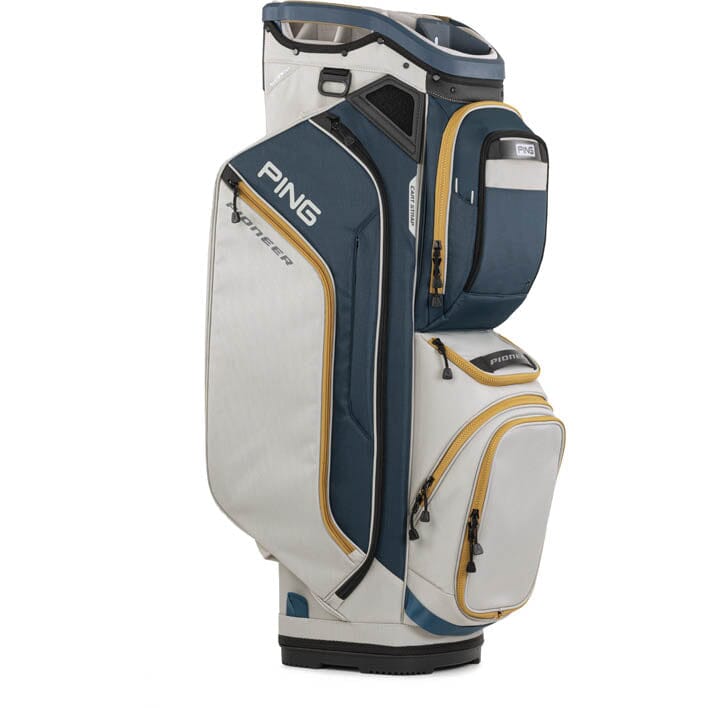 Ping Pioneer Cart Bag '24 Cart Bag Ping Nvy/Ptnm/Gold 