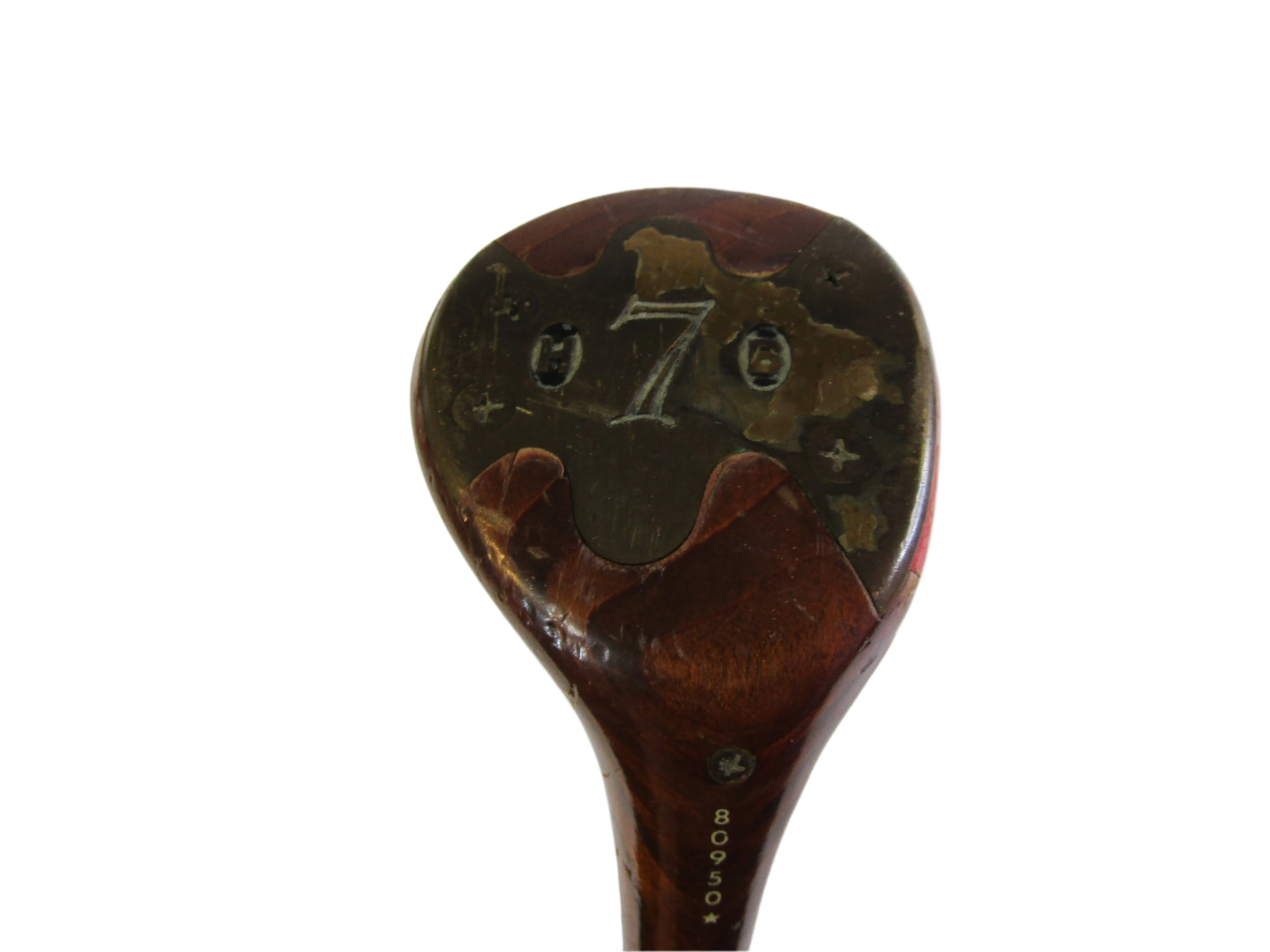 Powerbilt H&B #7 FW Persimmon Wood Regular Steel Men's Right Pre-Owned Fairway Woods Powerbilt 