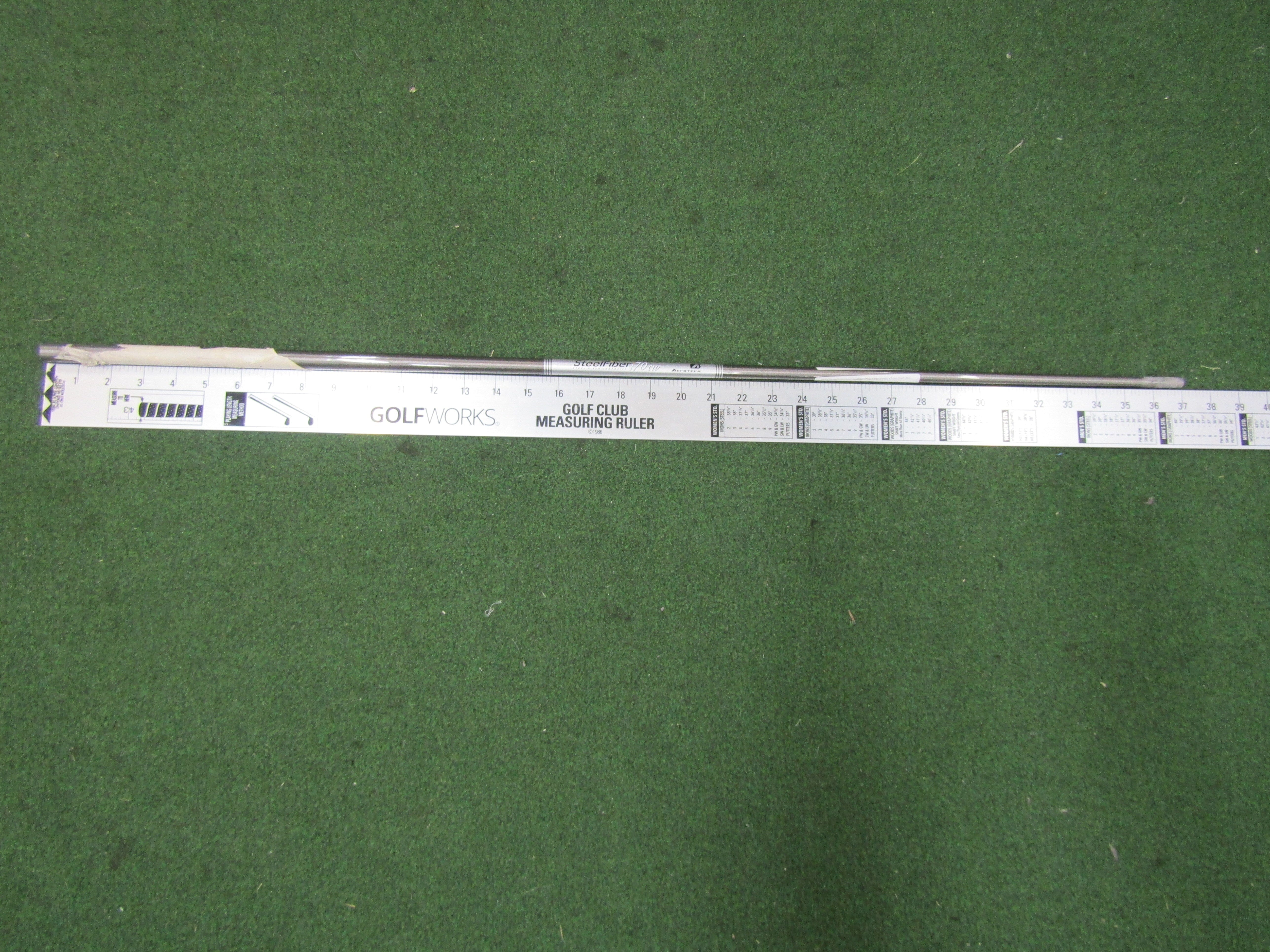 *PRE-OWNED* AeroTech SteelFiber i70cw A-Flex (senior) #7 Iron Shaft .355 Taper Tip Pre-Owned Shafts AeroTech 