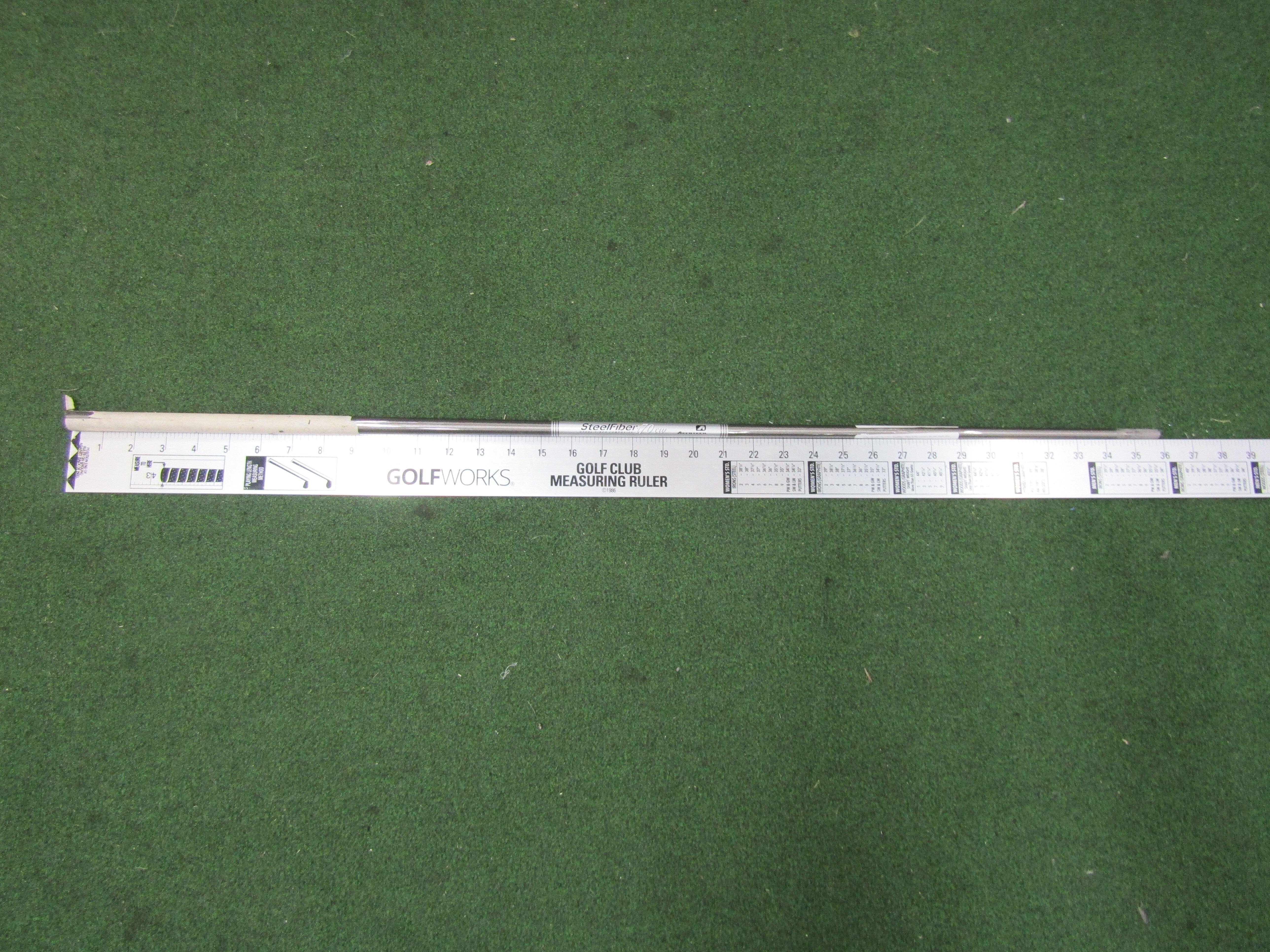 *PRE-OWNED* AeroTech SteelFiber i70cw A-Flex (senior) #9 Iron Shaft .355 Taper Tip Pre-Owned Shafts AeroTech 