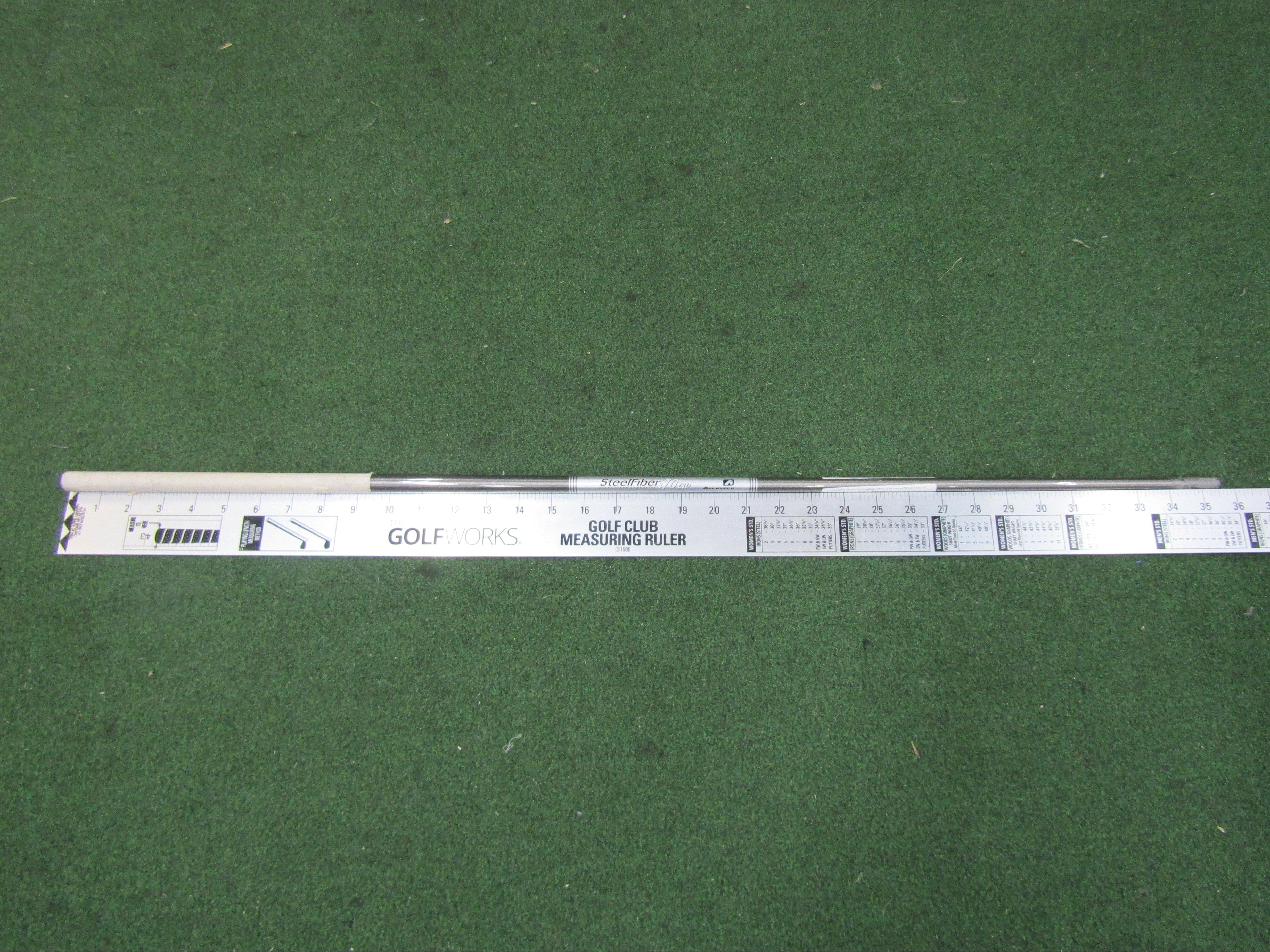 *PRE-OWNED* AeroTech SteelFiber i70cw A-Flex (senior) PW Iron Shaft .355 Taper Tip Pre-Owned Shafts AeroTech 