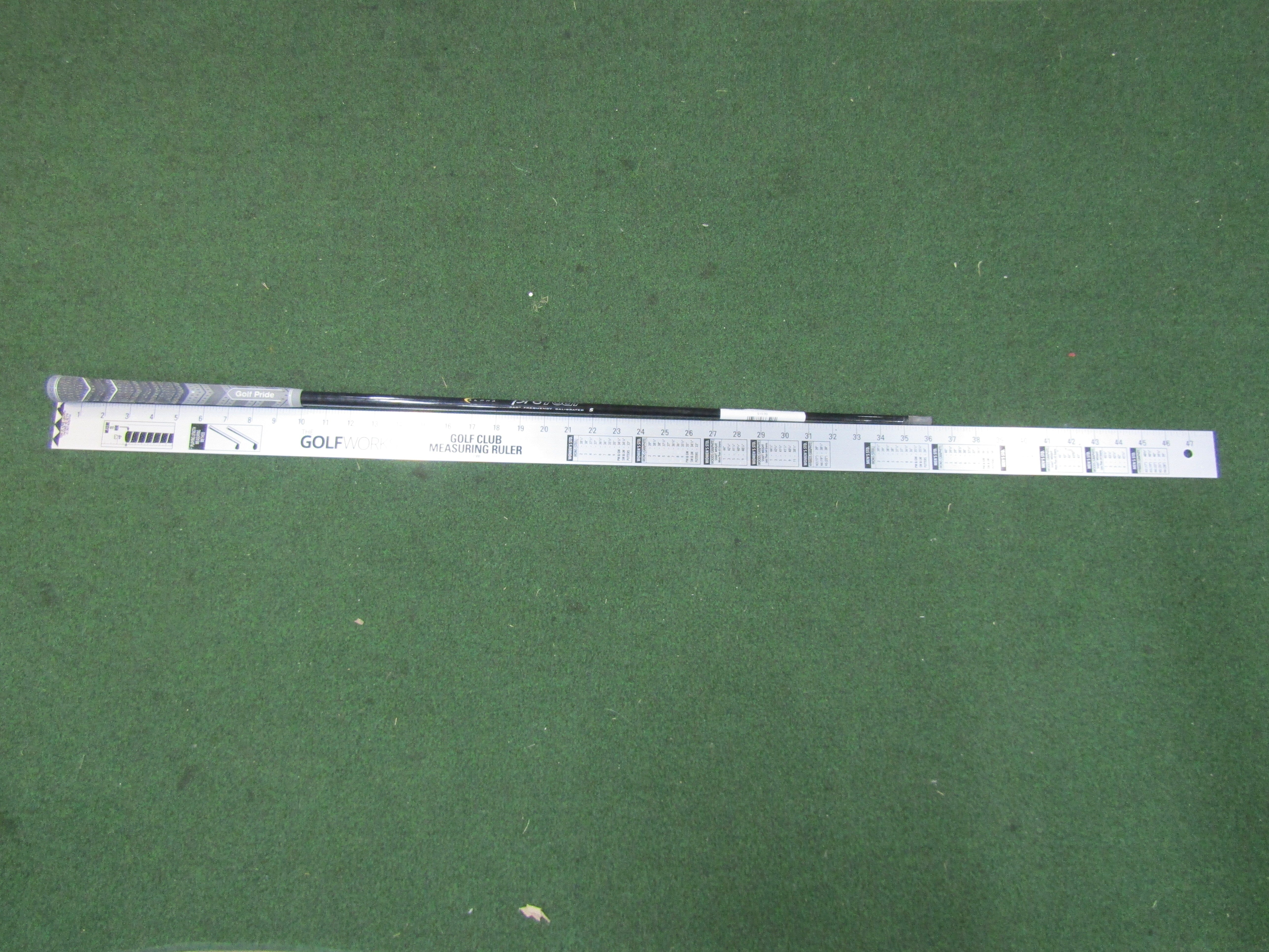 Pre-Owned Alpha Pro Tour Stiff Graphite +13/16 .370 Tip #9 Iron Shaft Pre-Owned Shafts Alpha 