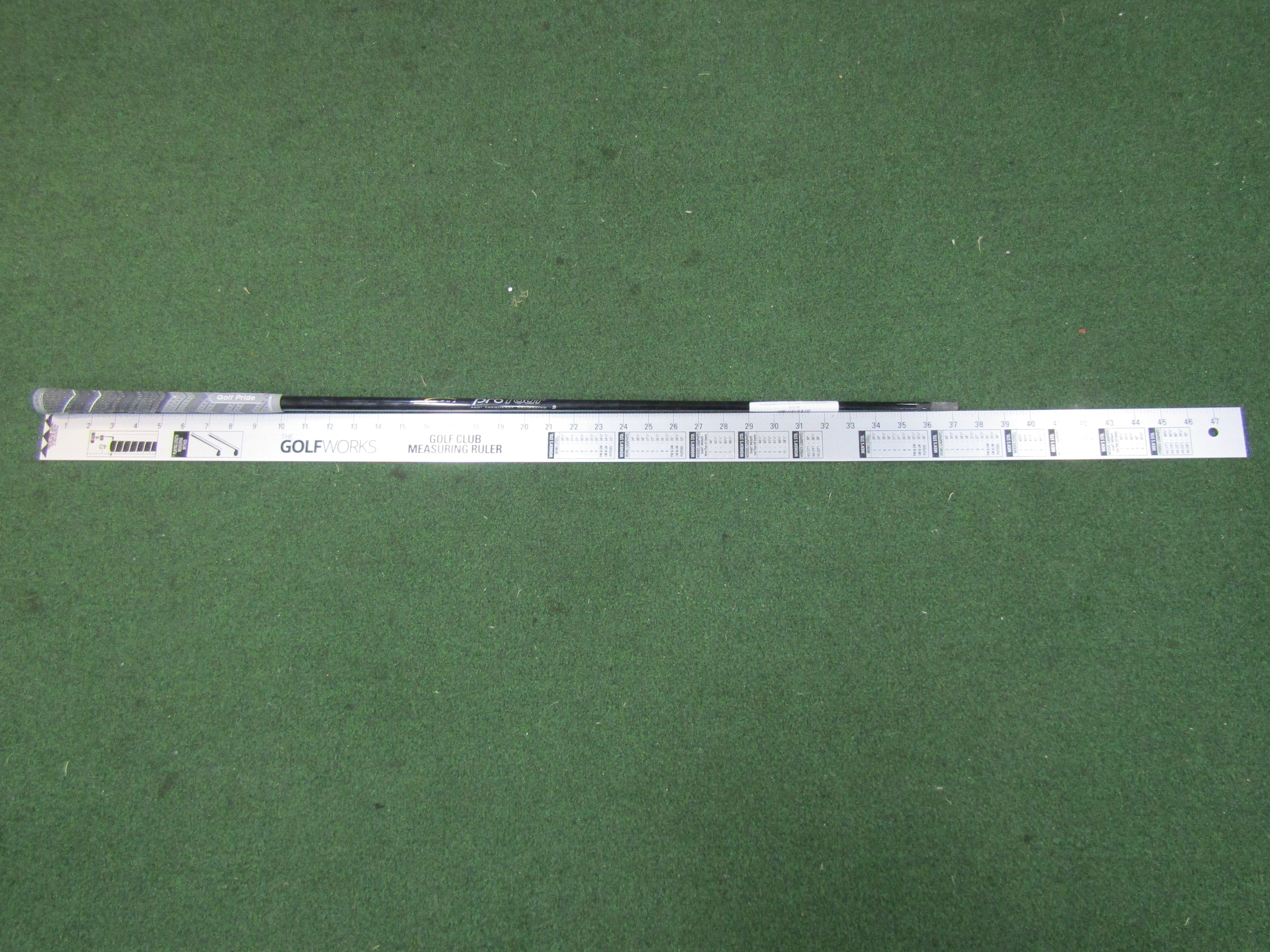 Pre-Owned Alpha Pro Tour Stiff Graphite +5/16 .370 Tip #6 Iron Shaft Pre-Owned Shafts Alpha 