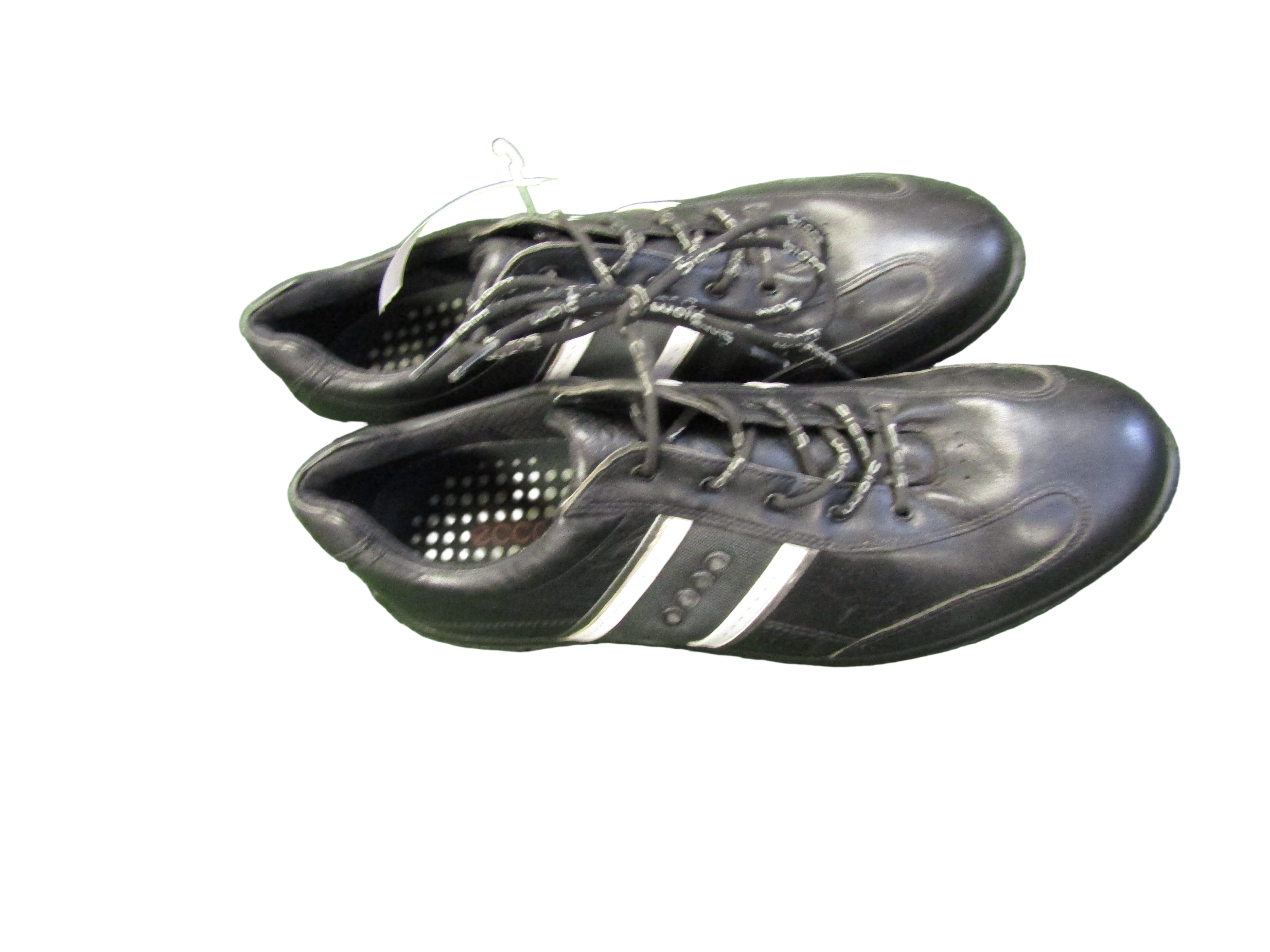 Pre-Owned Ecco Men's Size 12 Black Spiked Golf Shoes Pre-Owned Shoes Ecco 