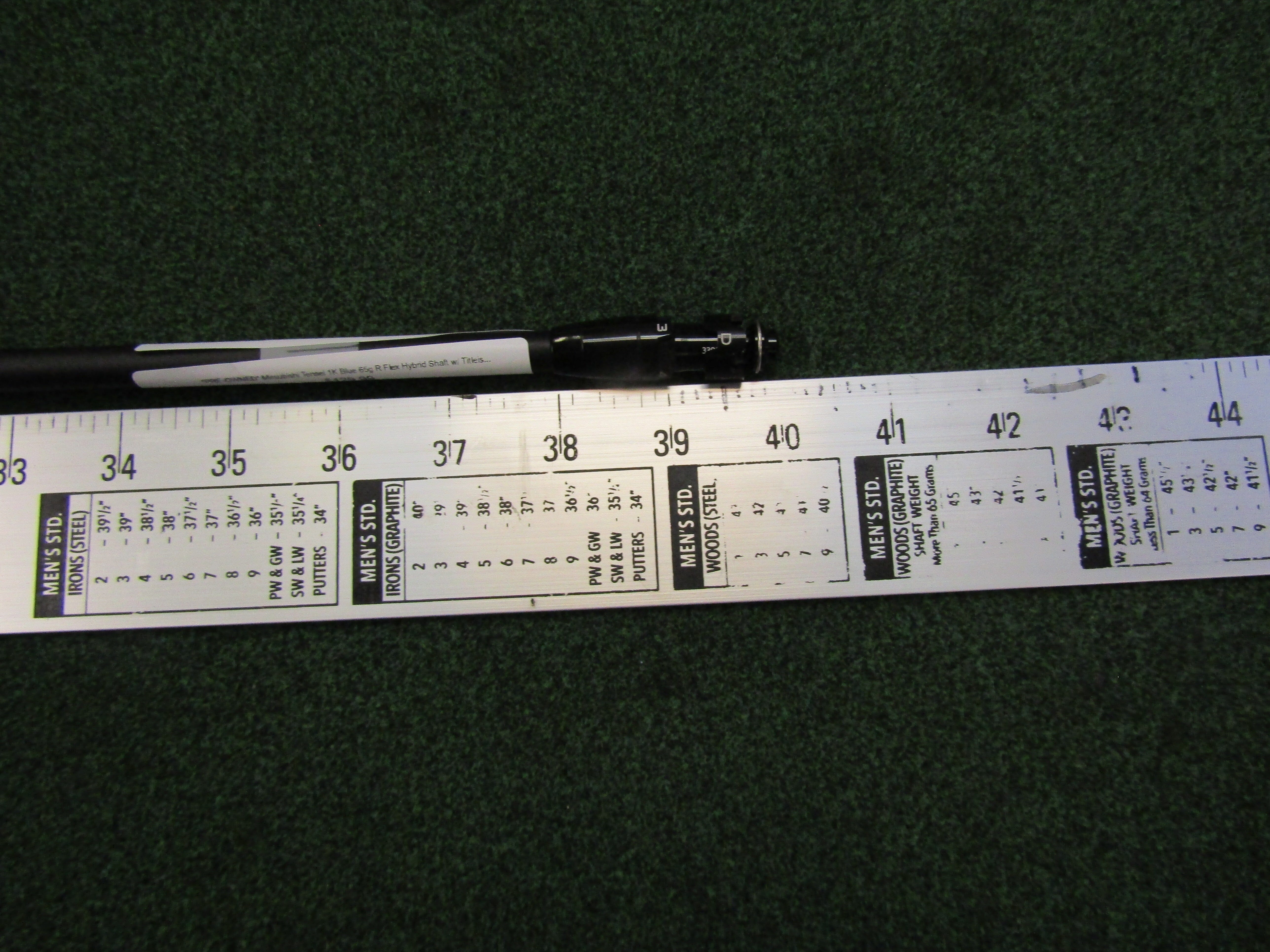PRE-OWNED* Mitsubishi Tensei 1K Blue 65g R Flex Hybrid Shaft w