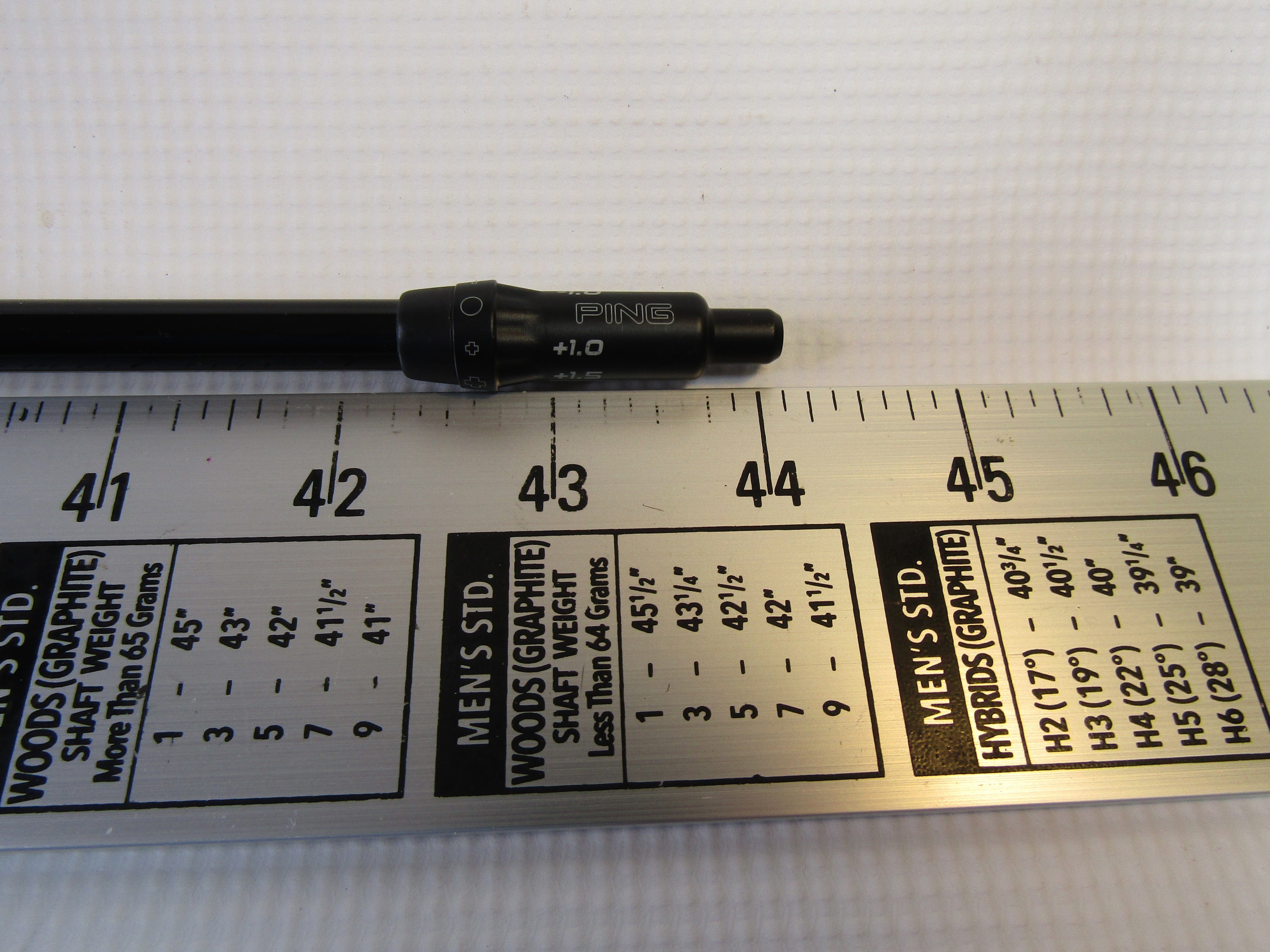 *PRE OWNED* Mitsubishi Tensei Orange AV Raw 65 Reg. Dr. Shaft w/Ping RH G410/G425/G430 Adapter Pre-Owned Shafts Mitsubishi 
