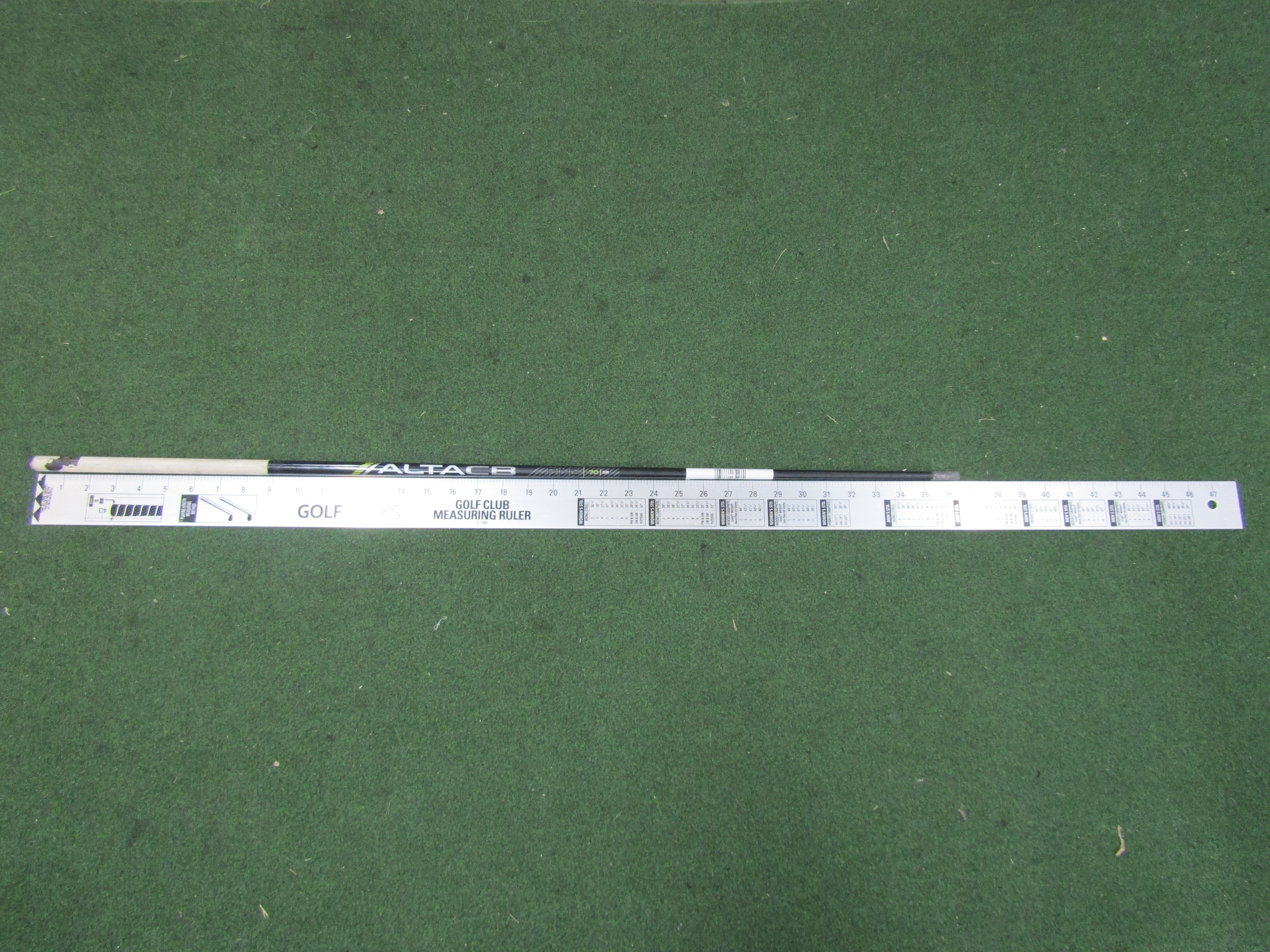 *PRE-OWNED* Ping Alta CB Black 70 SR Graphite Mens Senior Flex #6 Iron Shaft .370 Tip Pre-Owned Shafts Ping 