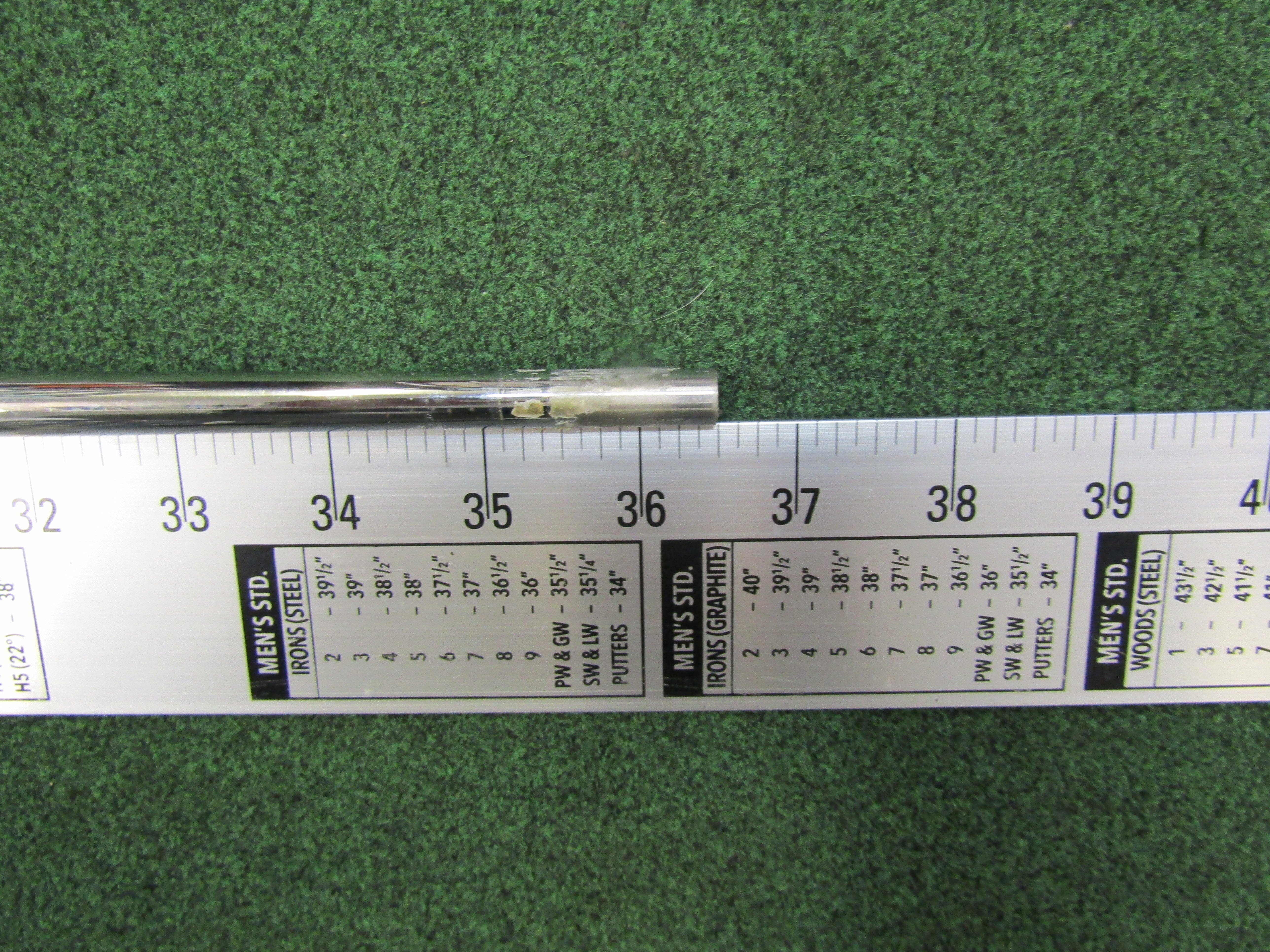 Pre-Owned TM Demo Dynamic Gold 105 S300 Taper Tip .355 #7 Iron Shaft Pre-Owned Shafts True Temper 