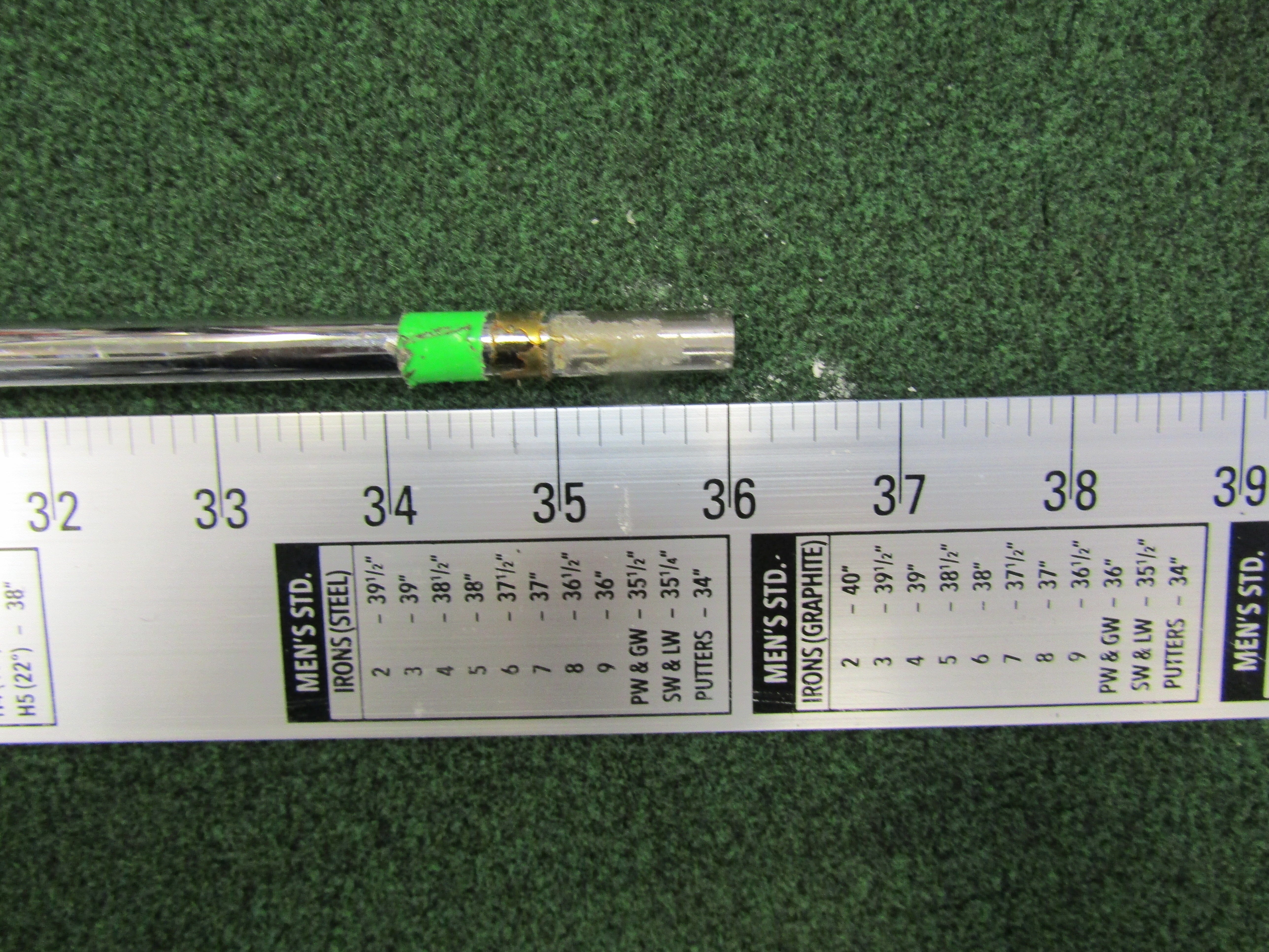 Pre-Owned TM Demo KBS Tour FLT 110 Regular Flex + 1/4 Taper Tip .355 #7 Iron Shaft Pre-Owned Shafts KBS Tour 