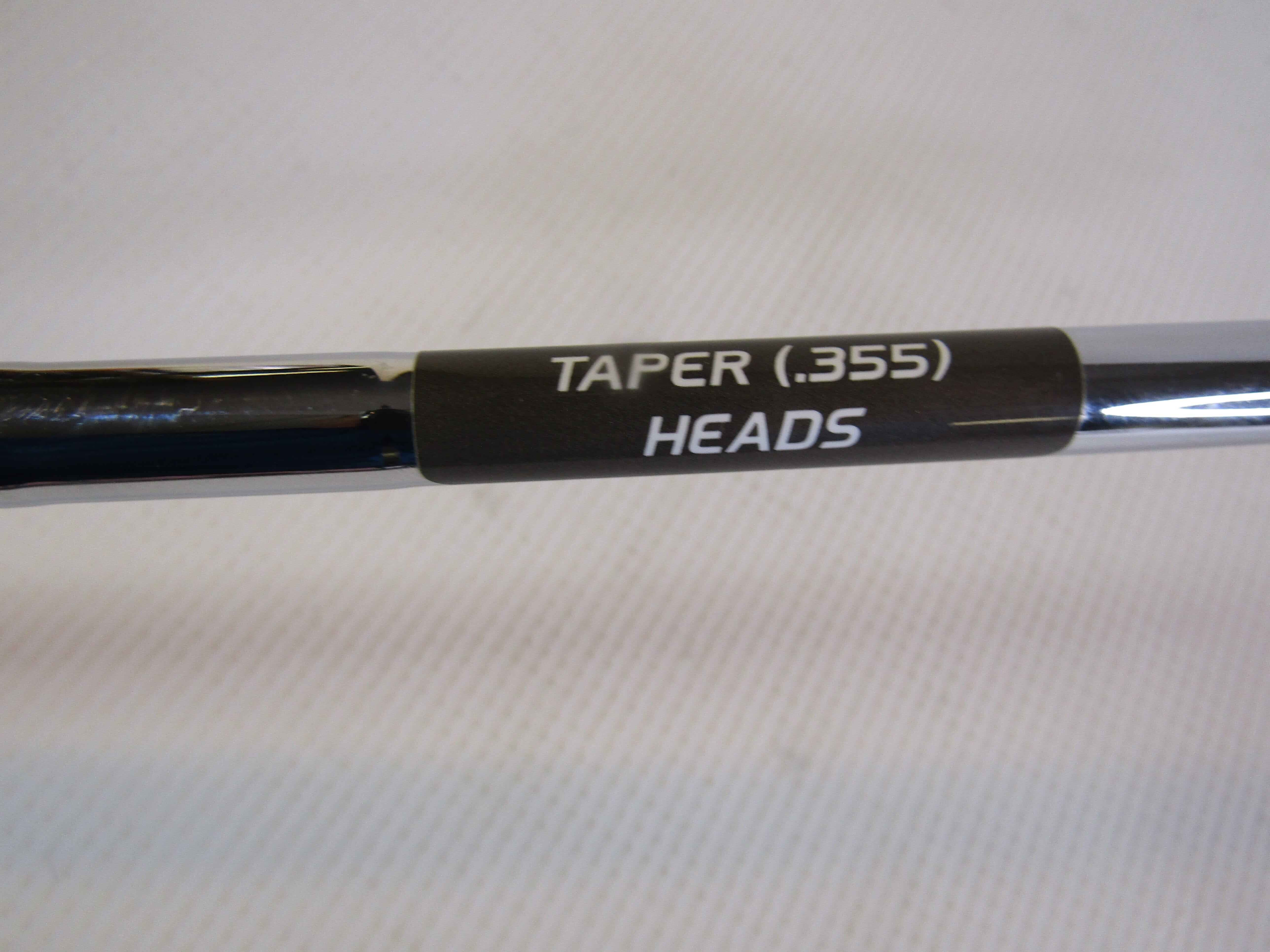 Pre-Owned TM Demo KBS Tour FLT 120 Stiff Flex Std Taper Tip .355 #7 Iron Shaft Pre-Owned Shafts KBS Tour 