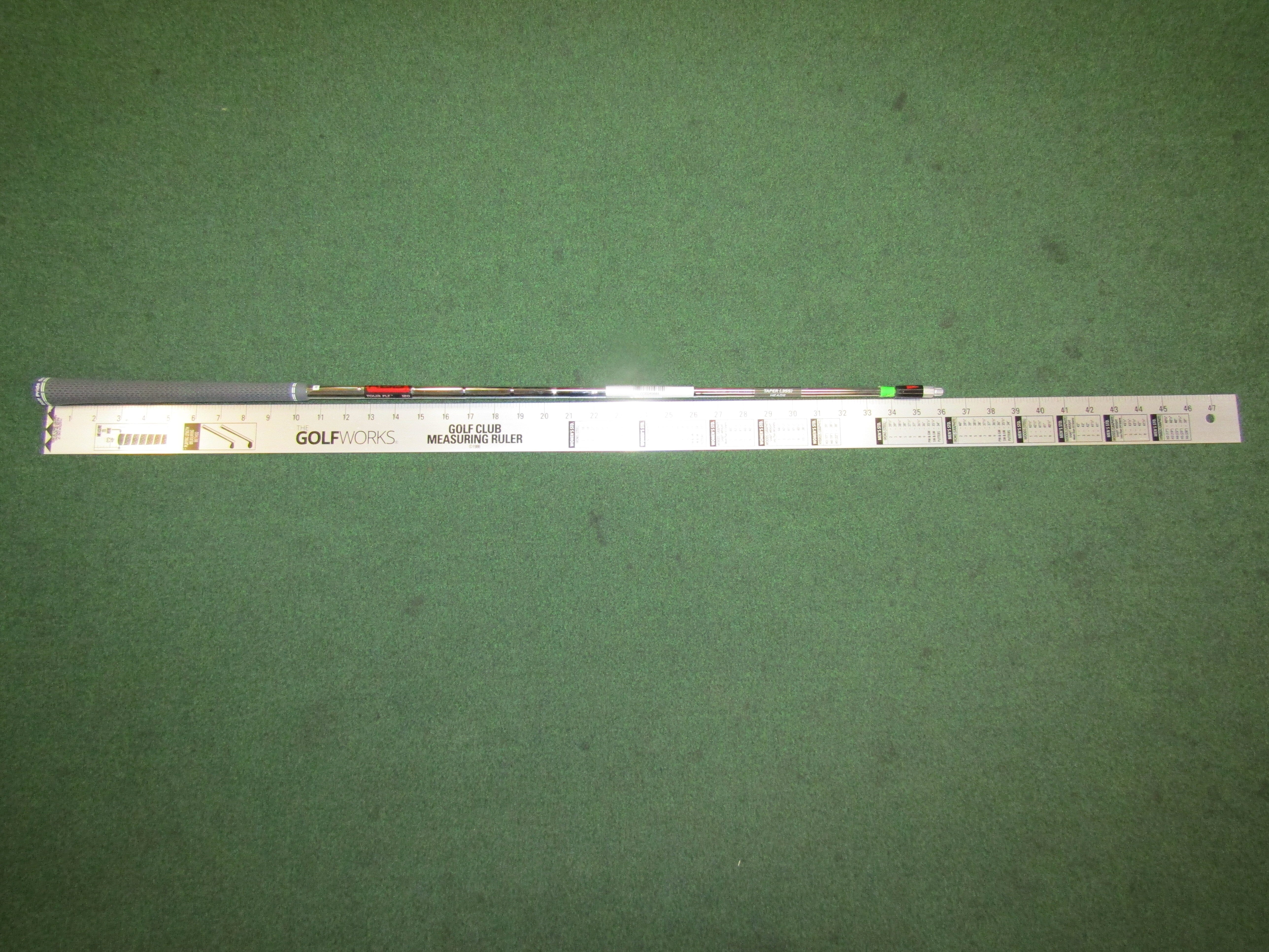 Pre-Owned TM Demo KBS Tour FLT 120 Stiff Flex Std Taper Tip .355 #7 Iron Shaft Pre-Owned Shafts KBS Tour 