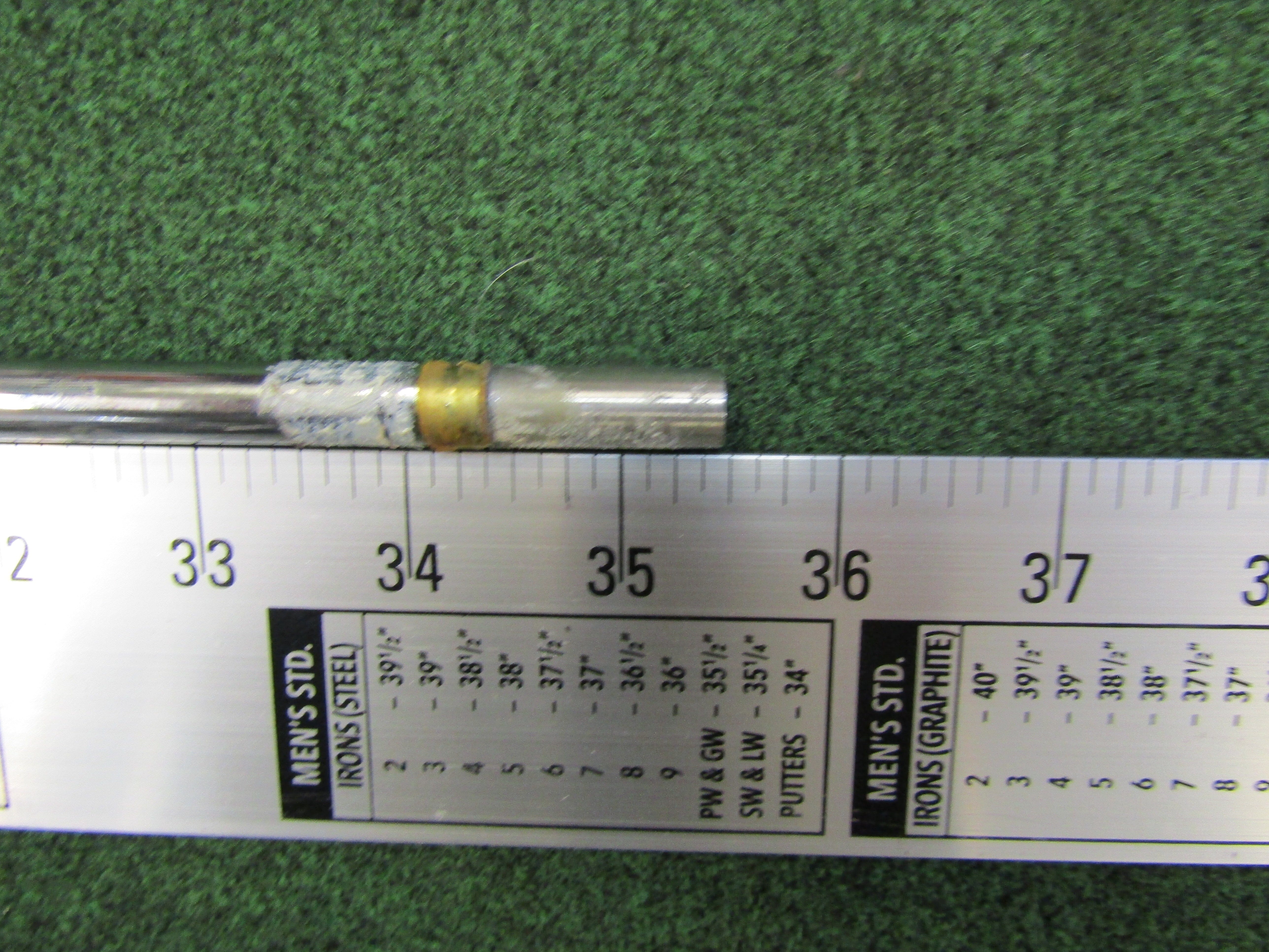 Pre-Owned TM Demo KBS Tour FLT 120 Stiff Flex Std Taper Tip .355 #7 Iron Shaft Pre-Owned Shafts KBS Tour 