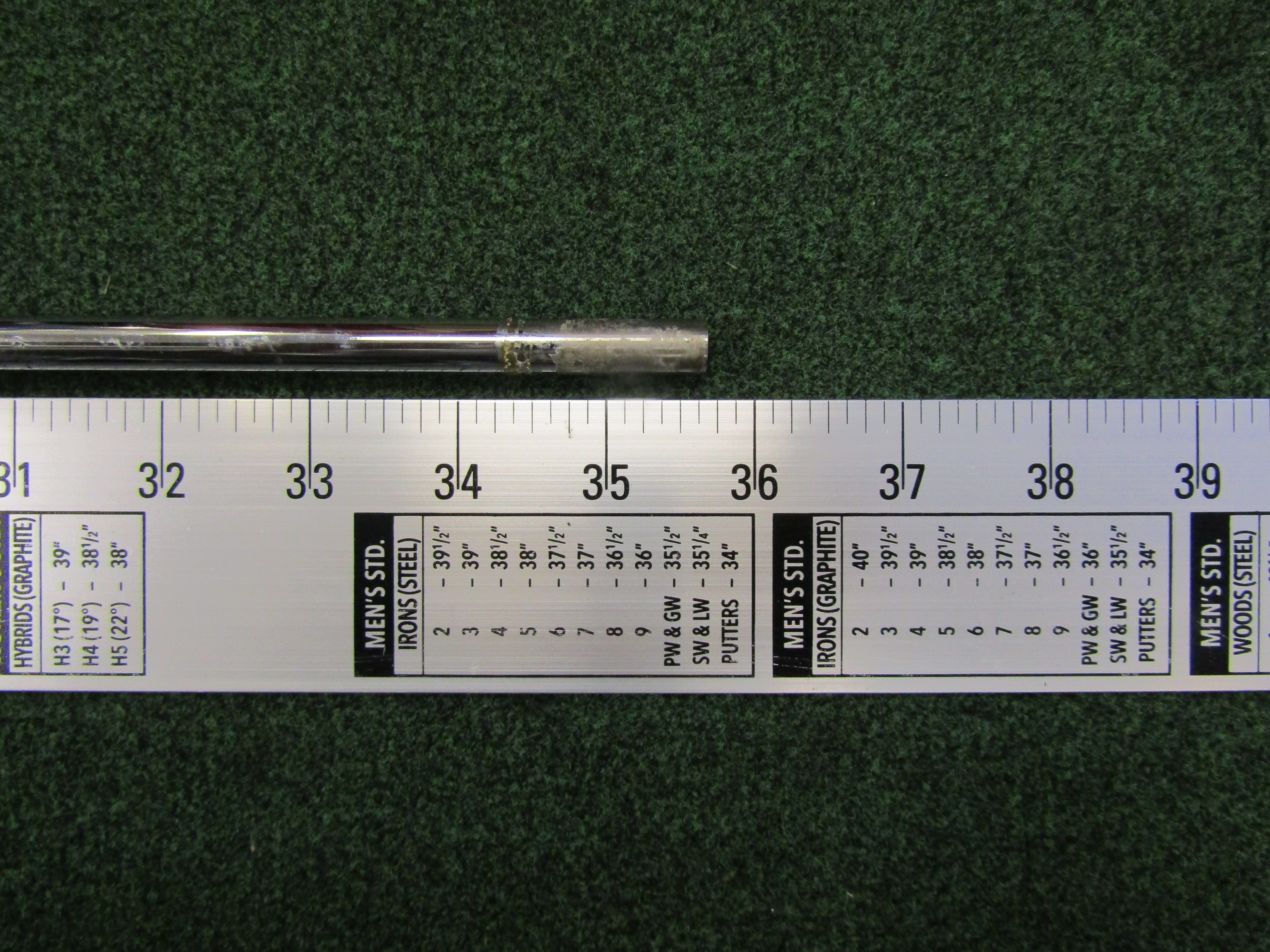 Pre-Owned TM Demo Reax 88 Stiff Flex Steel -1/2 Parallel .370 Tip #7 Iron Shaft Pre-Owned Shafts TaylorMade 