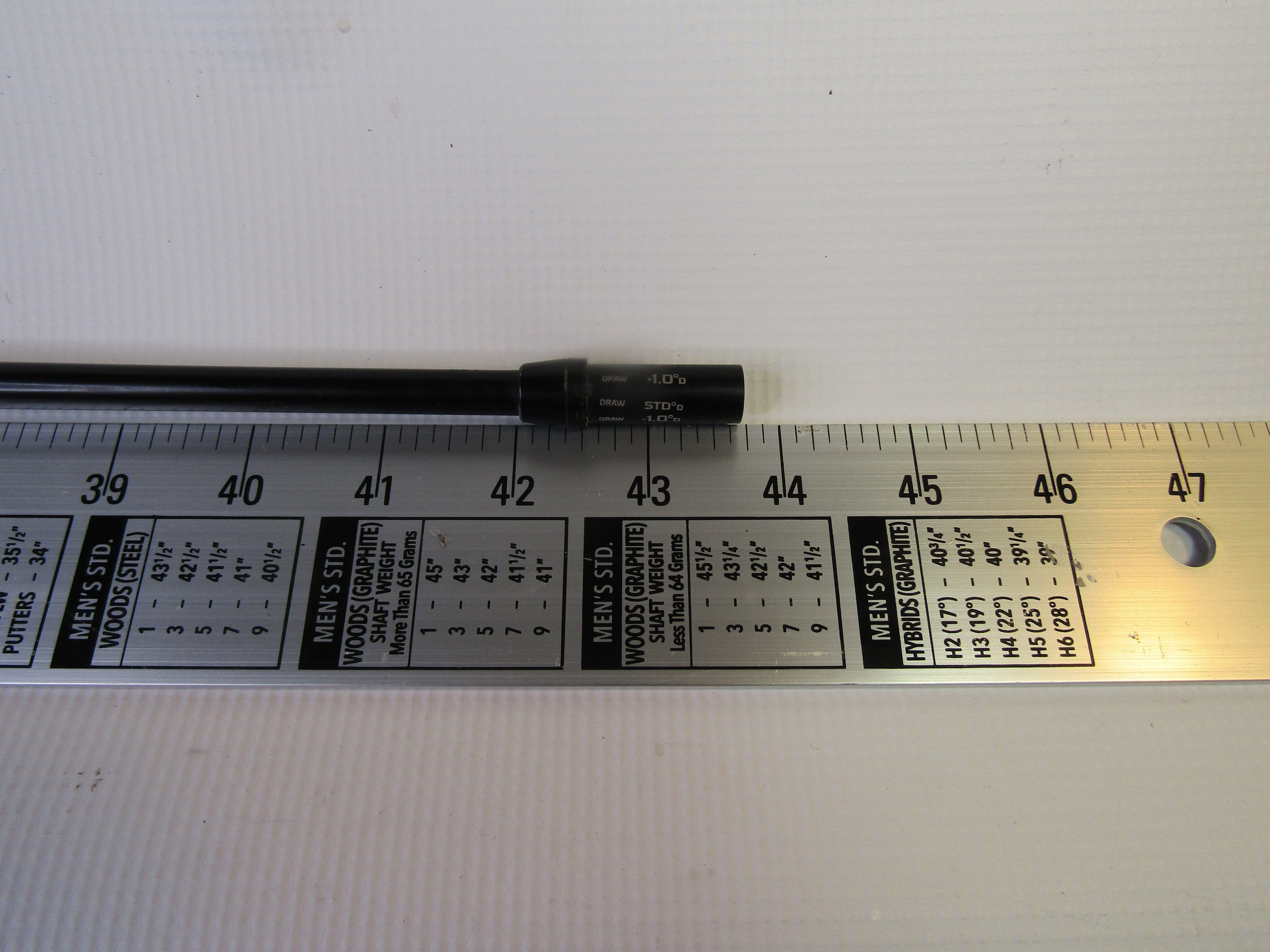 *PRE-OWNED* UST Mamiya Helium Black 5F4 Driver Shaft w/LH Cobra adapter Pre-Owned Shafts UST Mamiya 