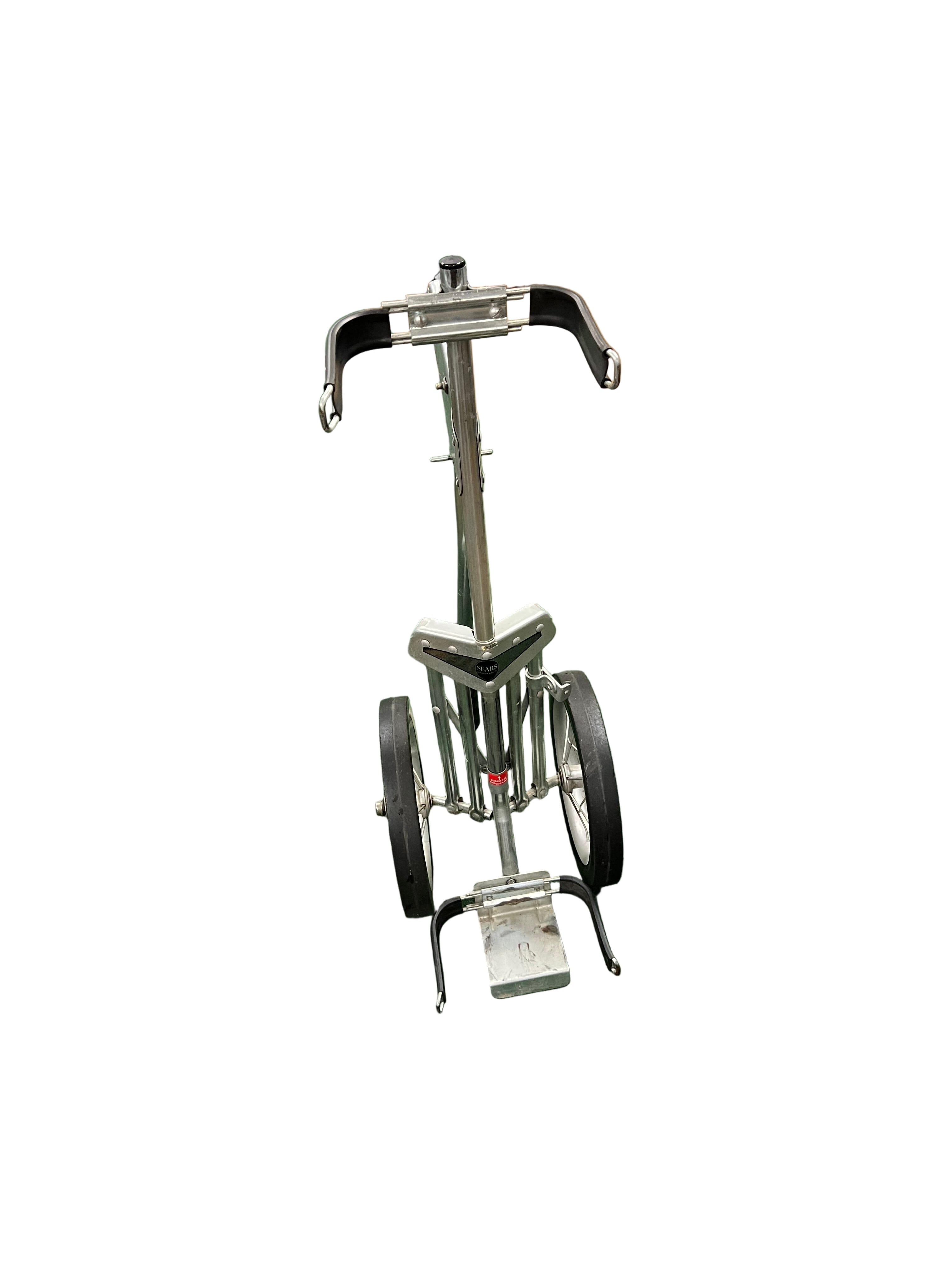 *PRE-OWNED* Vintage Sears 2 Wheeled Golf Cart Premium Vintage Golf Golf Stuff 
