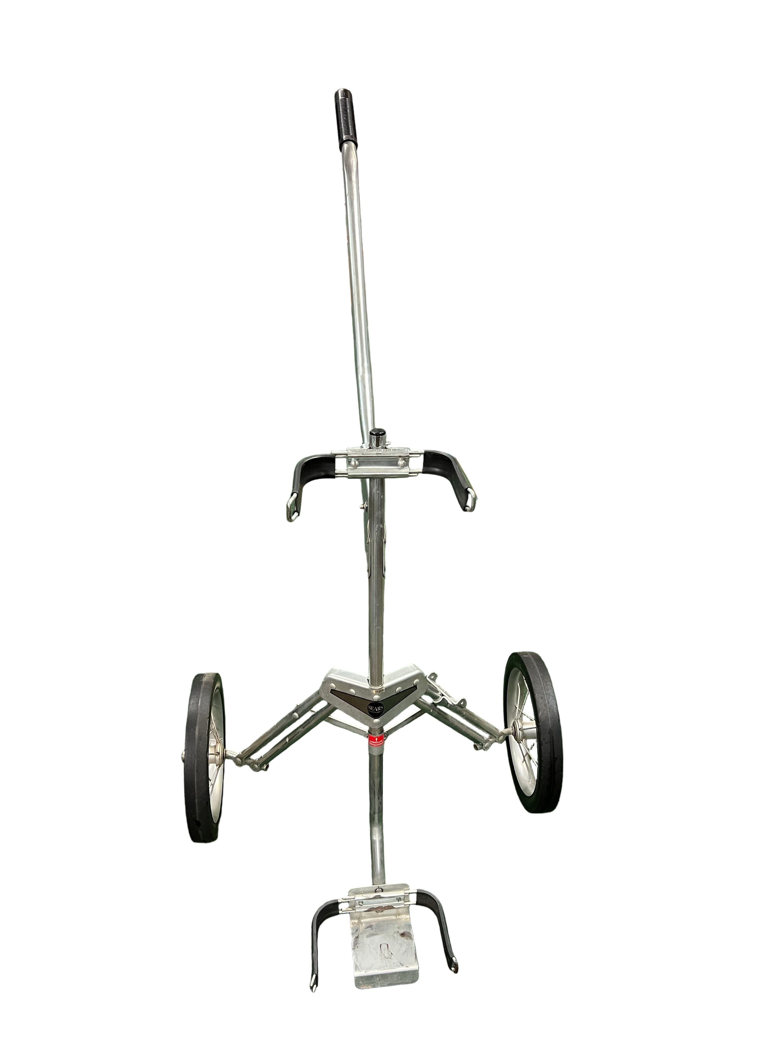 *PRE-OWNED* Vintage Sears 2 Wheeled Golf Cart Premium Vintage Golf Golf Stuff 