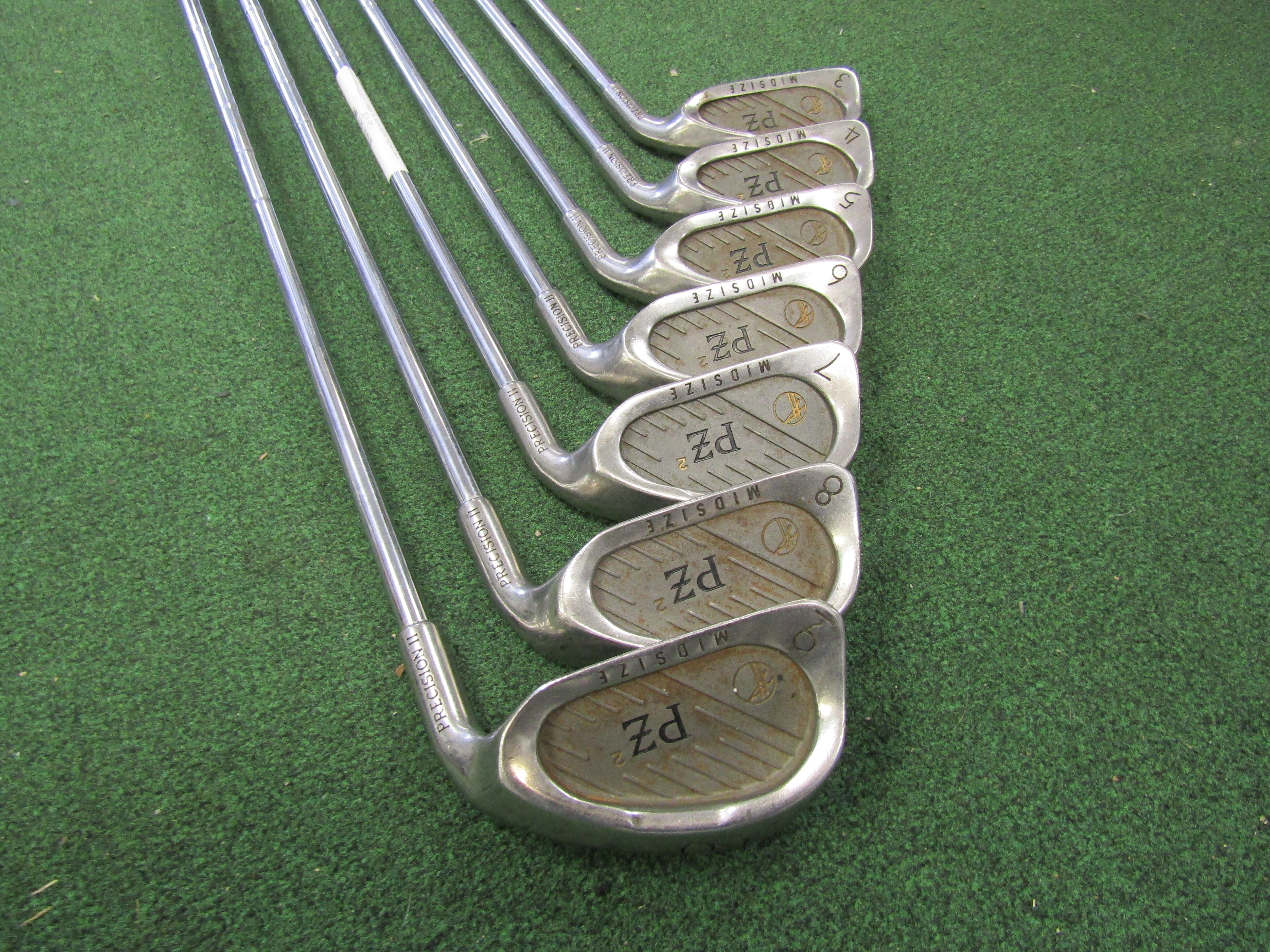 Precision II PZ2 #3 - 9 Midsize 7 pc. Iron Set Stiff Flex Steel Men's Right Pre-Owned Iron Sets Golf Stuff 