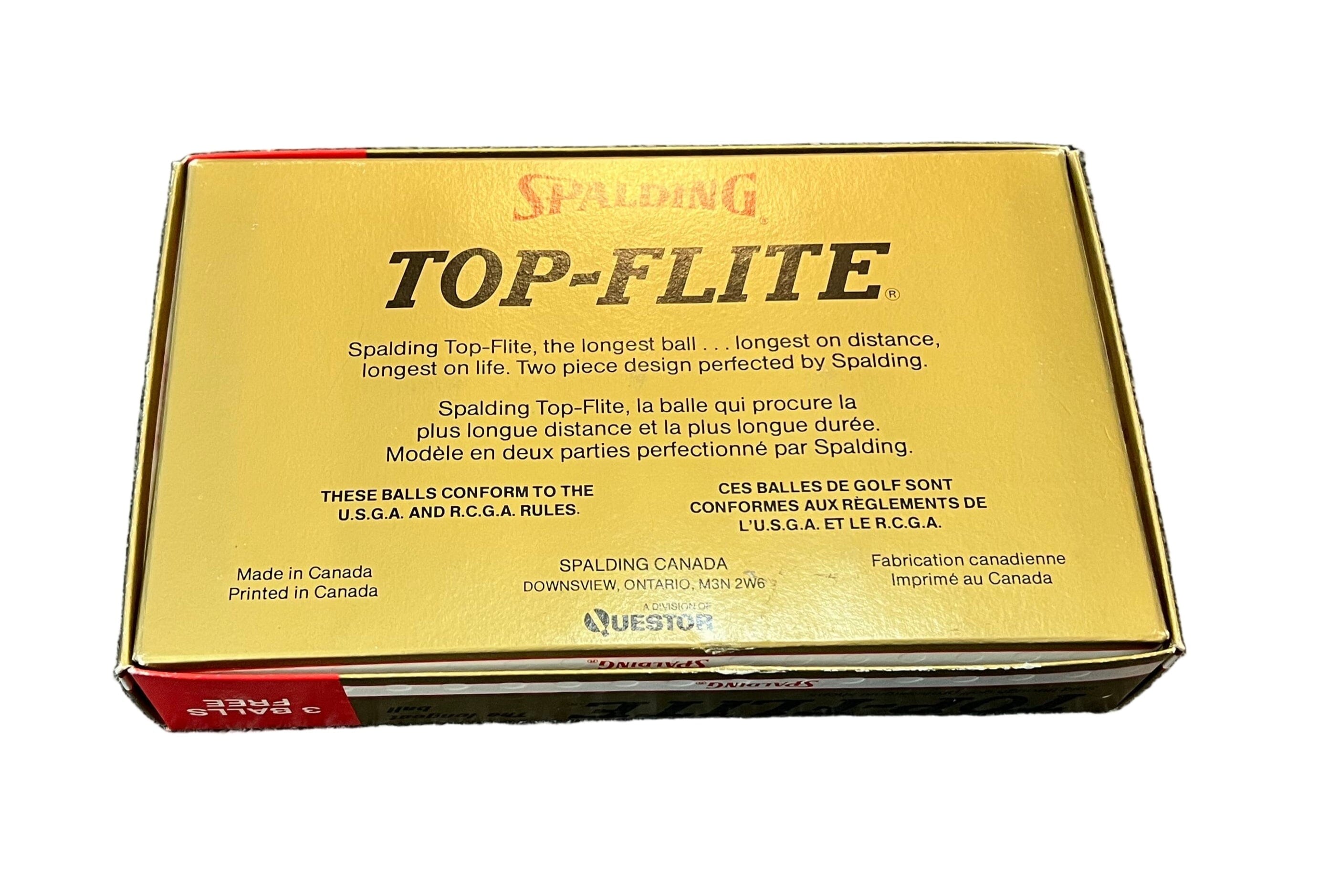 Premium Vintage Spalding Top Flite Professional 15 Ball Pack Orange Premium Vintage Golf Top Flite 