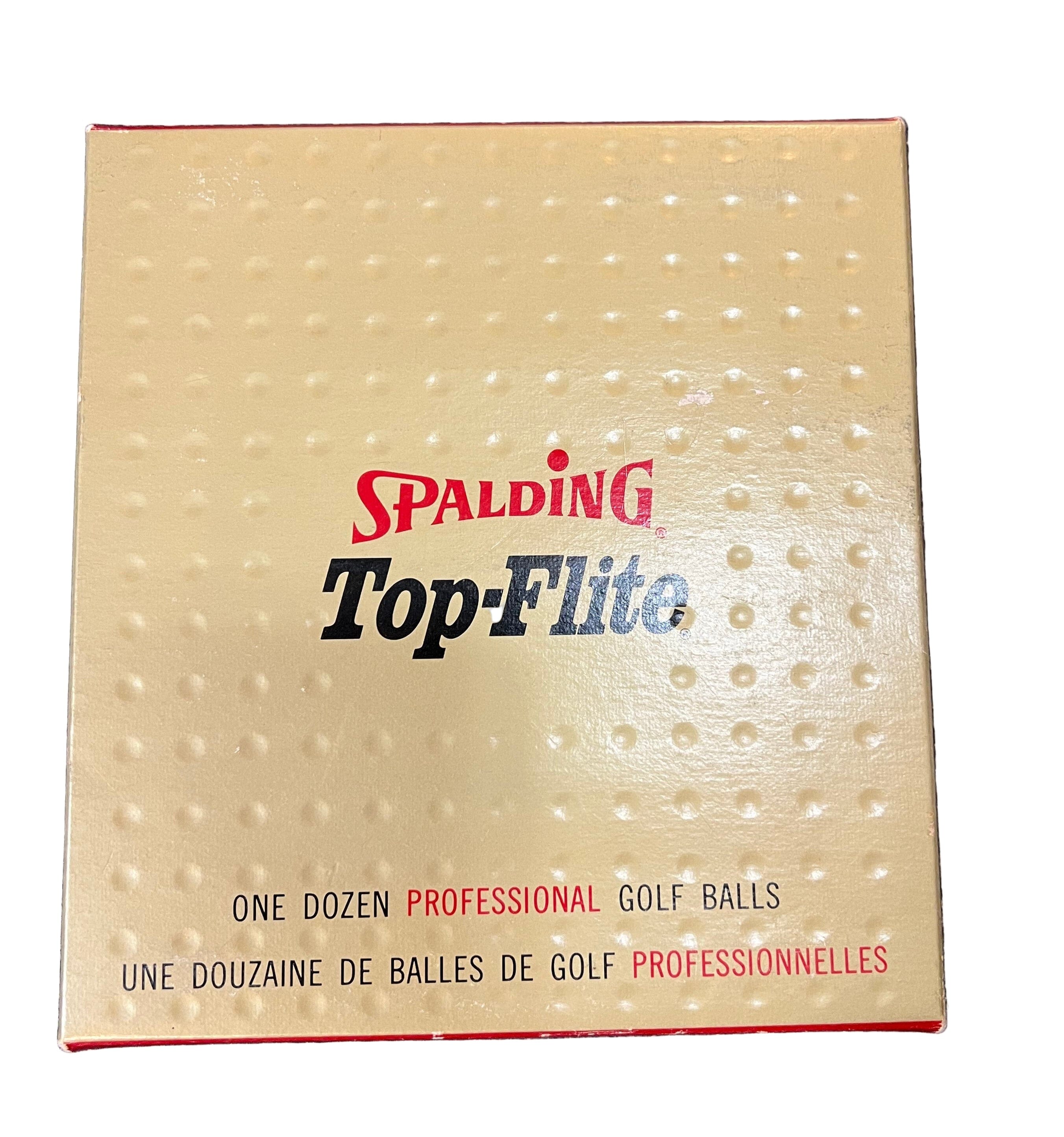 Premium Vintage Spalding Top Flite XL 12 Ball Pack White Long Distance Long Life Premium Vintage Golf Top Flite 