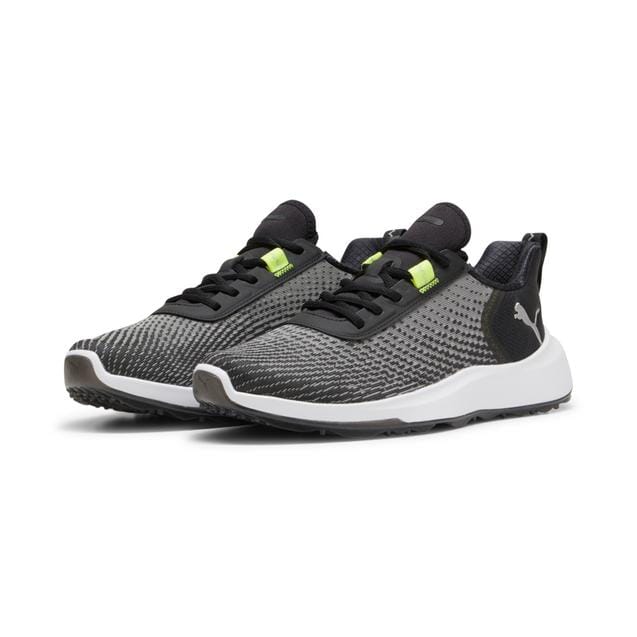 Puma Fusion Crush Sport Golf Shoes 379204 05 Black/Grey/White/Green Spikeless Golf Shoe Puma 