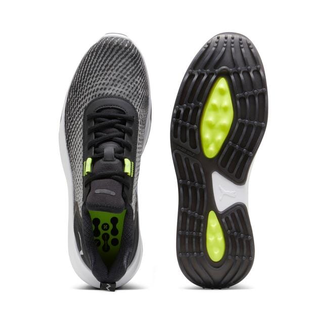 Puma Fusion Crush Sport Golf Shoes 379204 05 Black/Grey/White/Green Spikeless Golf Shoe Puma 