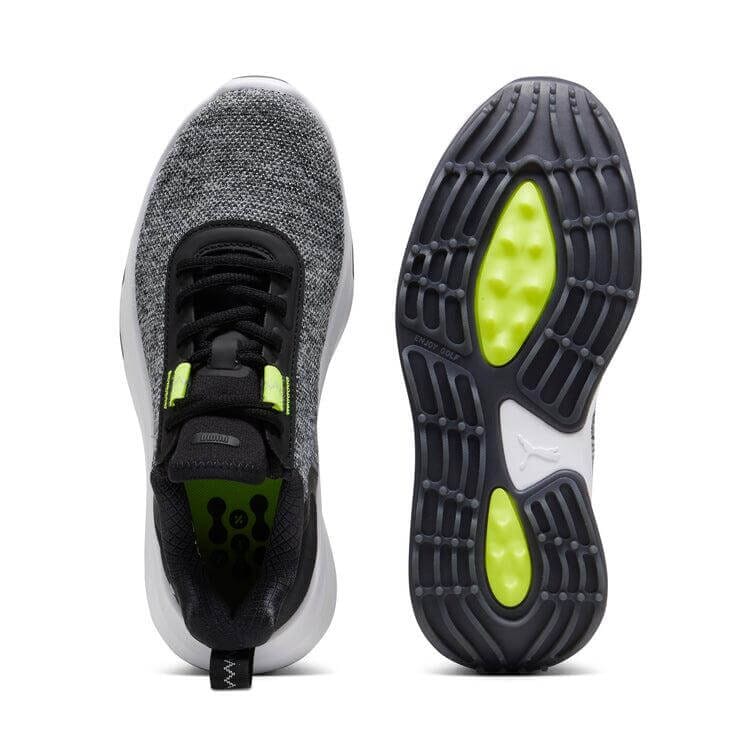 Puma Fusion Crush Sport Junior Golf Shoes Black/Grey/White/Green 379891 01 Spikeless Golf Shoe Puma 