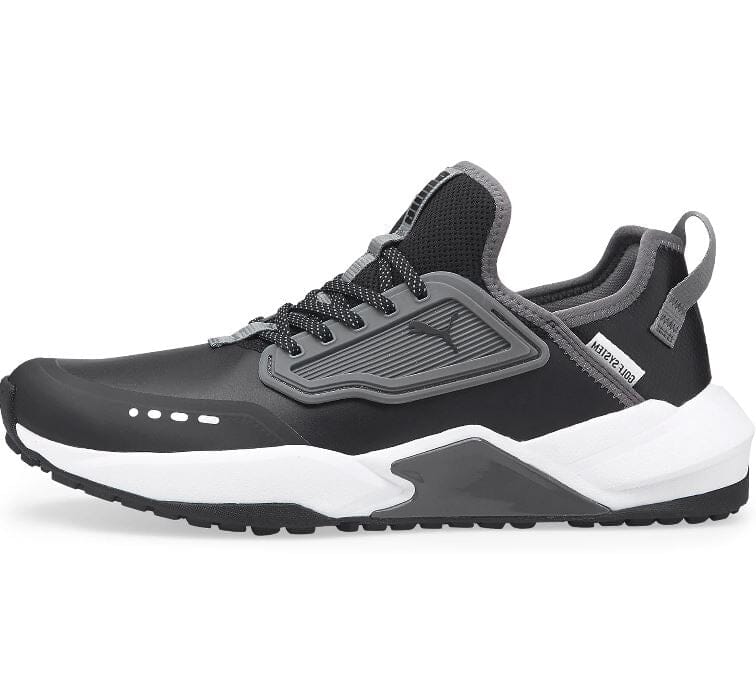 Puma GS One Golf Shoe 195405 02 Black Quiet Shade Spikeless Golf Shoe Puma 7 Black Medium