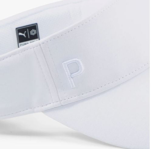 Puma Women's Sport P Visor 024722 02 White Glow Hats Puma 