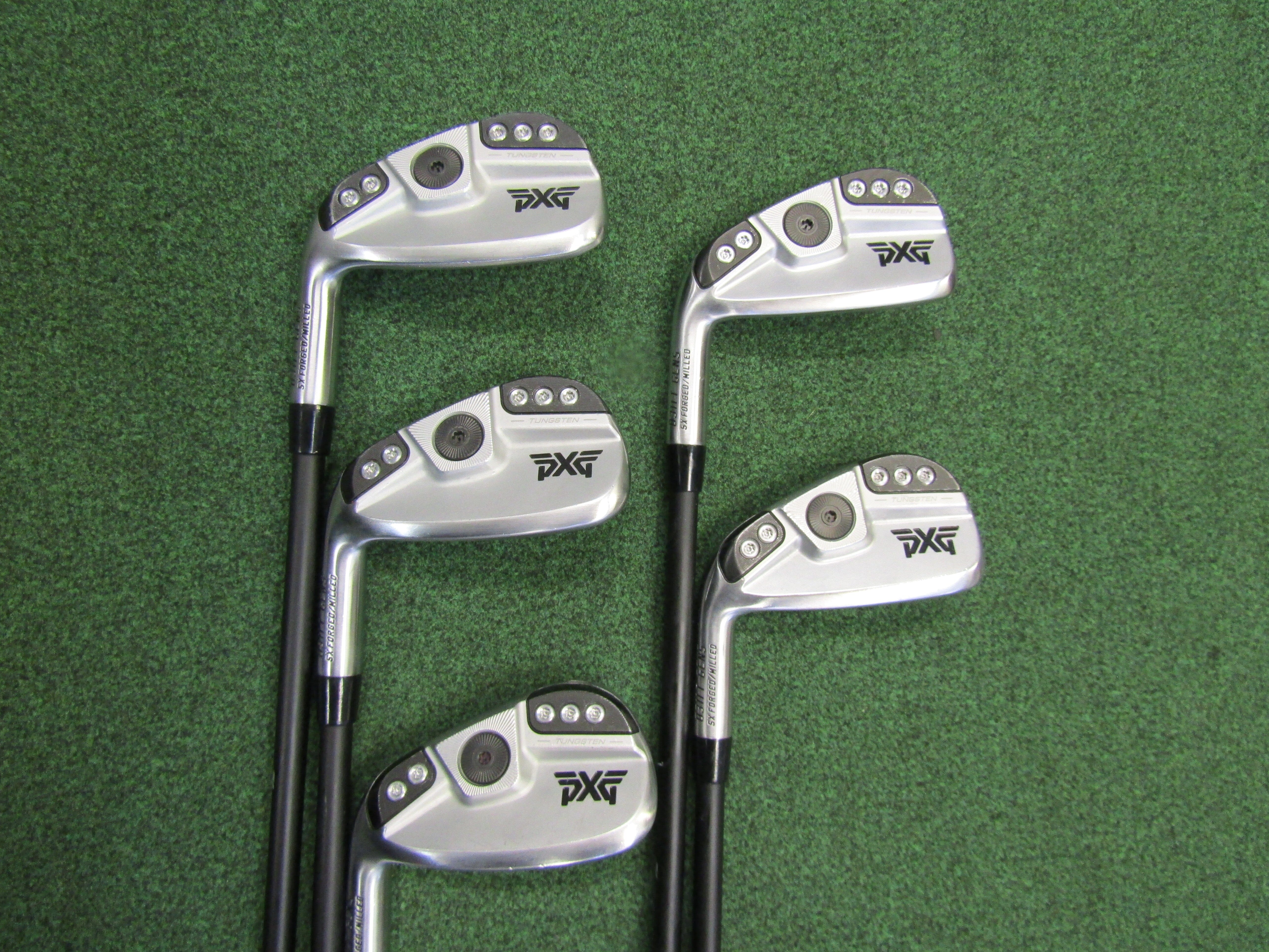 PXG 0311 T Gen5 #6-PW 5 pc. Chrome Iron Set Reg. Flex Graphite Men's Left Pre-Owned Iron Sets PXG 