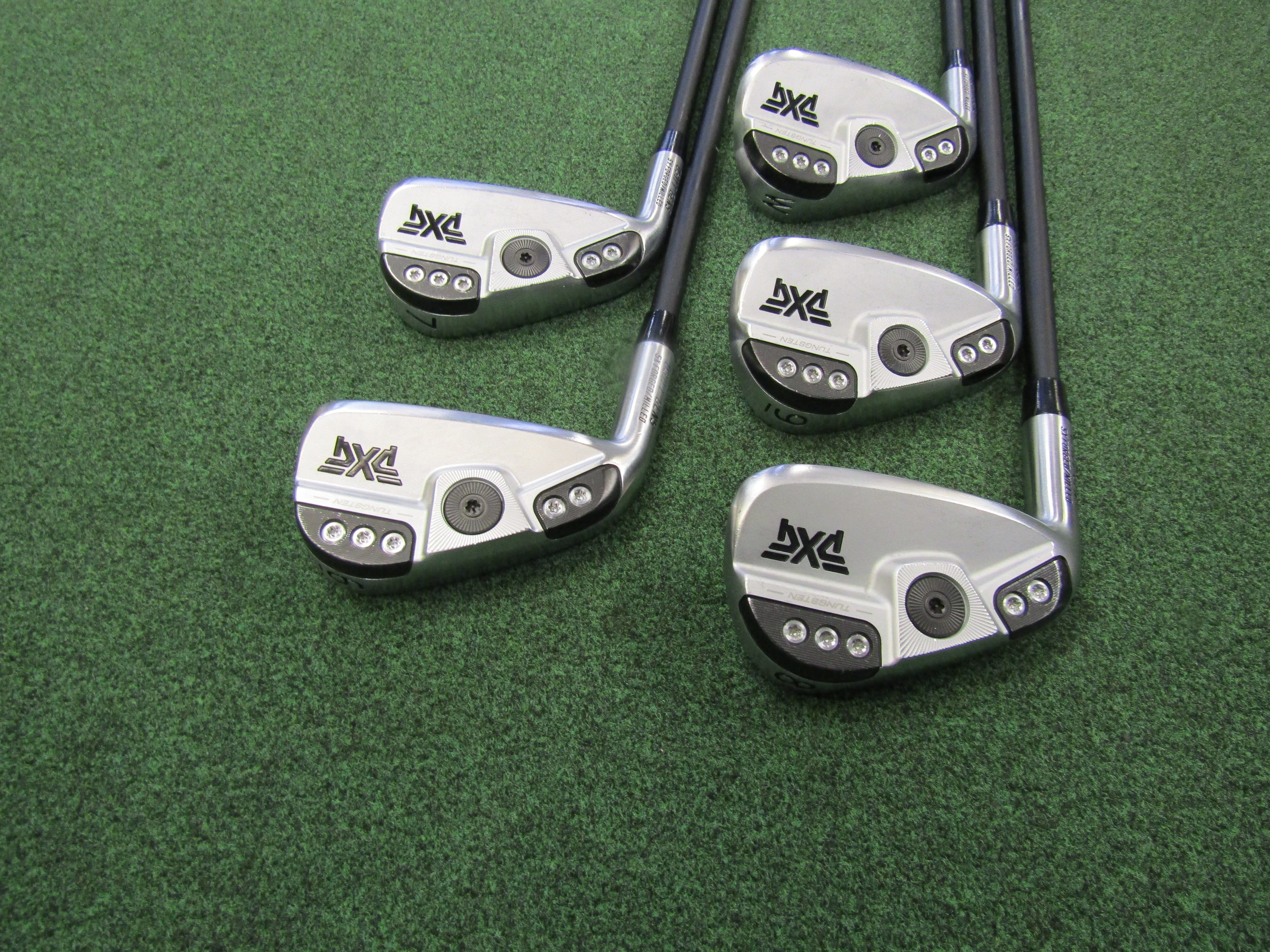 PXG 0311 T Gen5 #6-PW 5 pc. Chrome Iron Set Reg. Flex Graphite Men's Left Pre-Owned Iron Sets PXG 