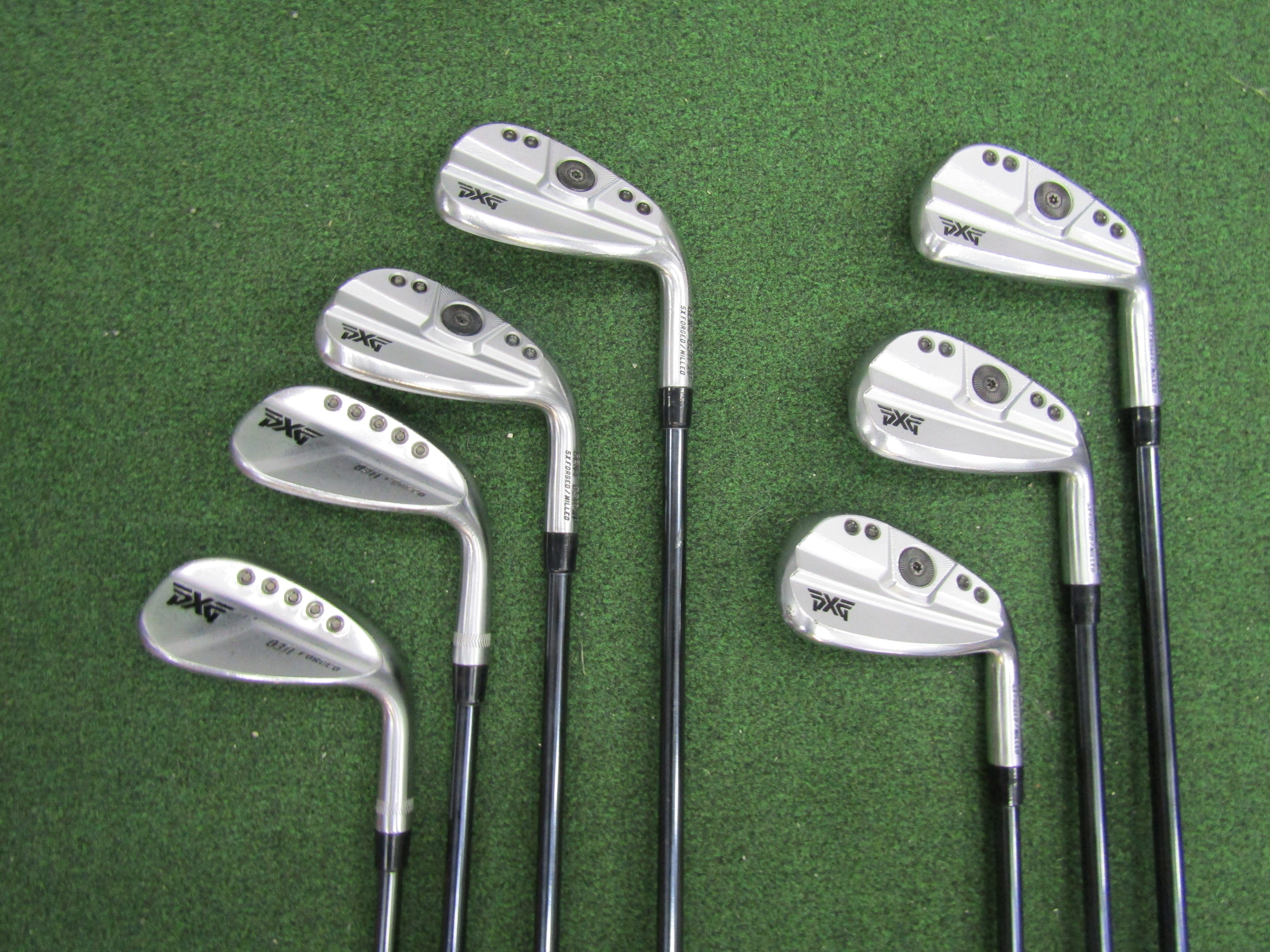 PXG 0311 XP Gen 4 #7-PW, GW, 54° and 58° 7 pc. Iron Set Senior Flex Graphite Men's Right Pre-Owned Iron Sets PXG 