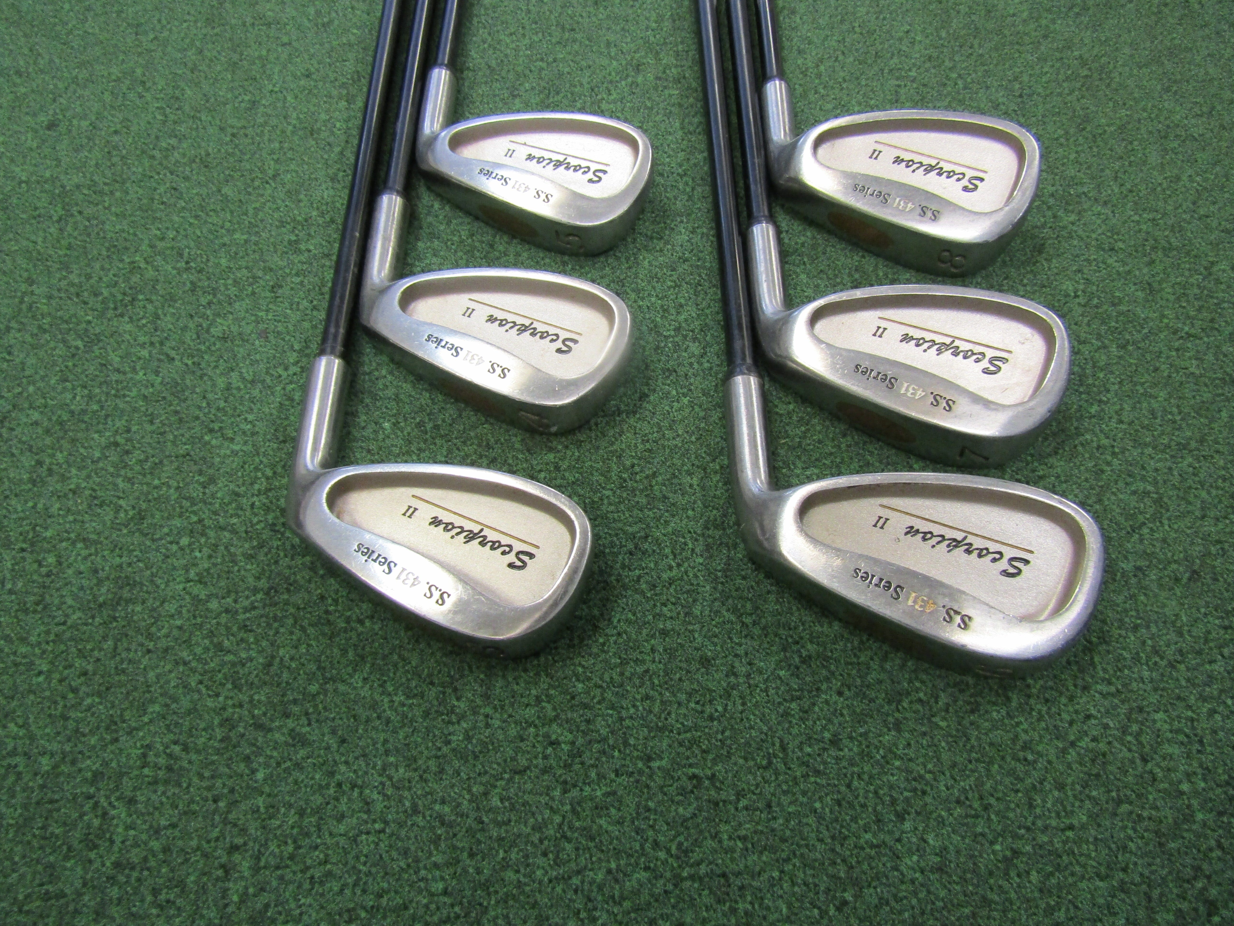 Scorpion II SS 431 Series #3-8 6 pc. Iron Set Regular Flex Graphite Men's Right Pre-Owned Iron Sets Golf Stuff 